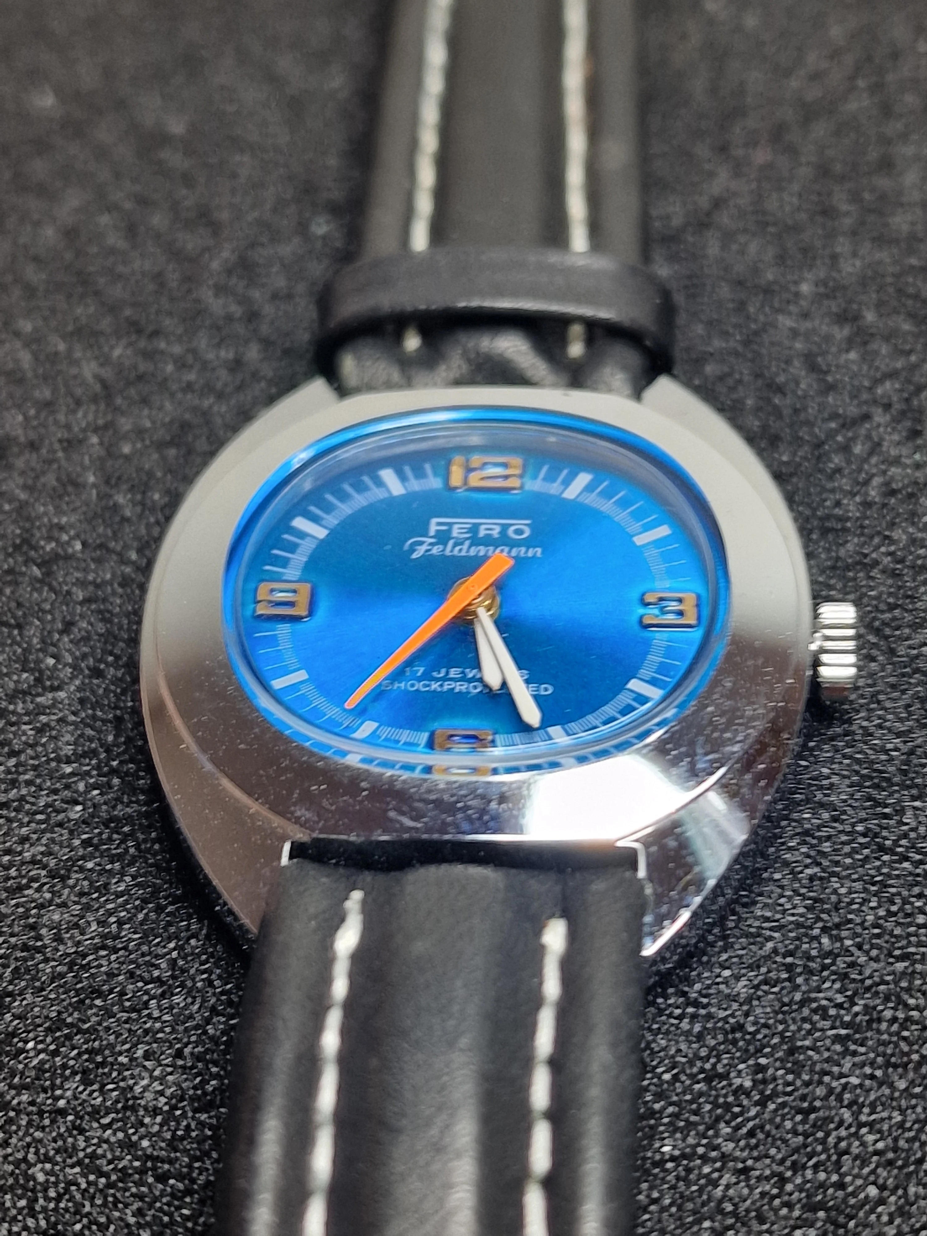 Old Vintage FERO Feldmann Watch – Swiss Made – Hand-Wound – 70s – Unworn Old Stock 4