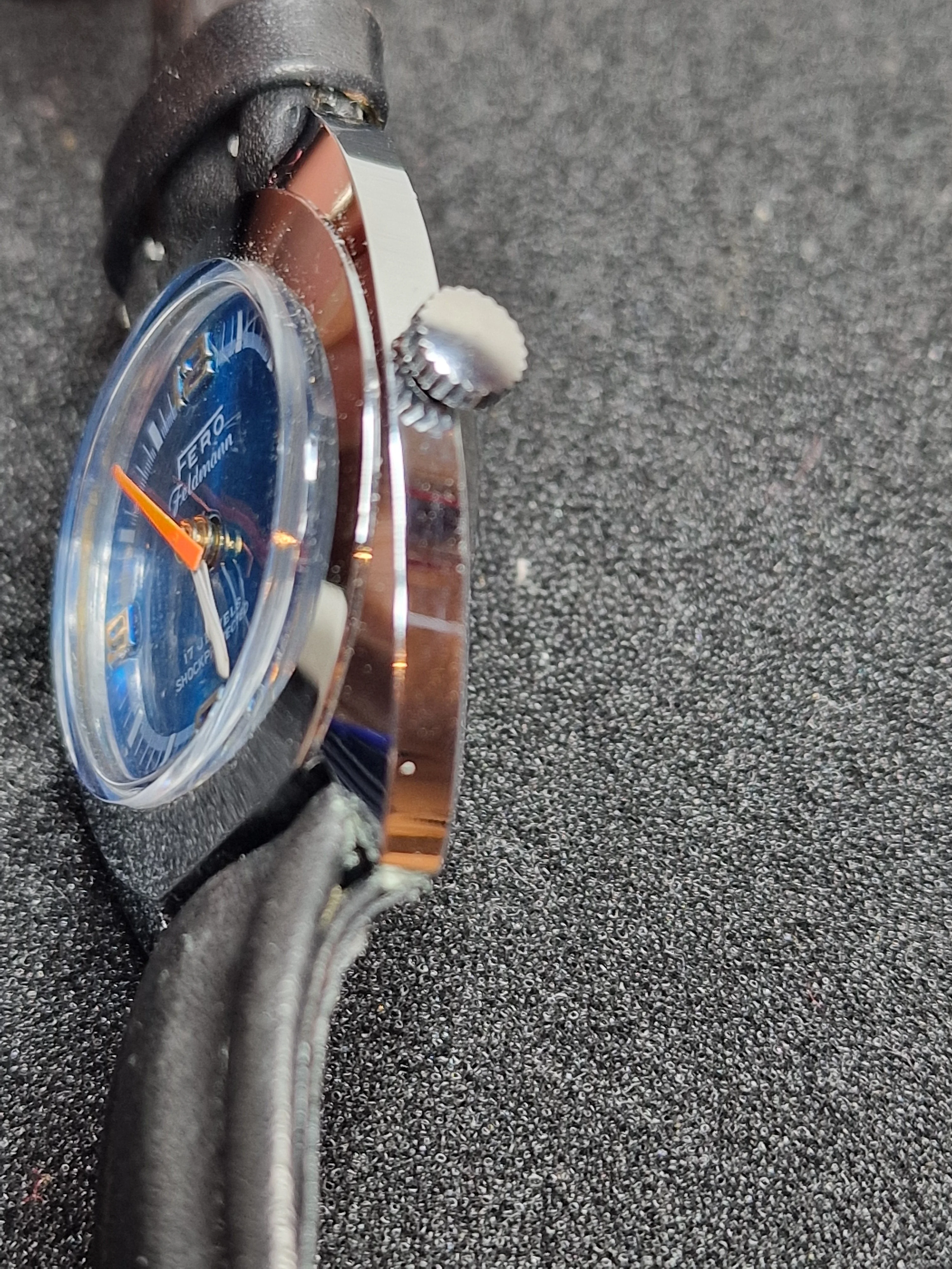 Old Vintage FERO Feldmann Watch – Swiss Made – Hand-Wound – 70s – Unworn Old Stock 9