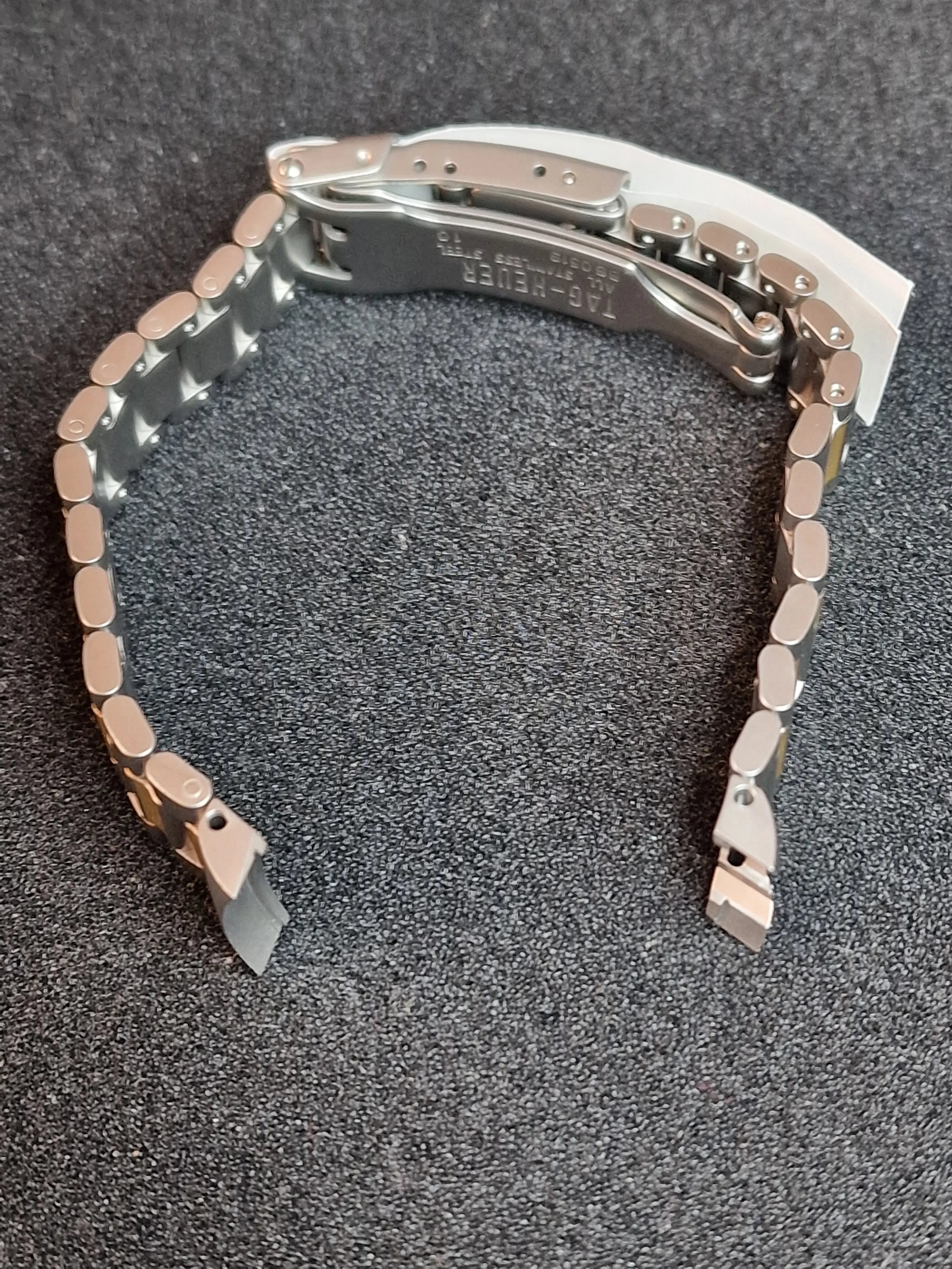 Original TAG Heuer Stainless Steel & Gold-Tone Bracelet – Ref. BB0519 7