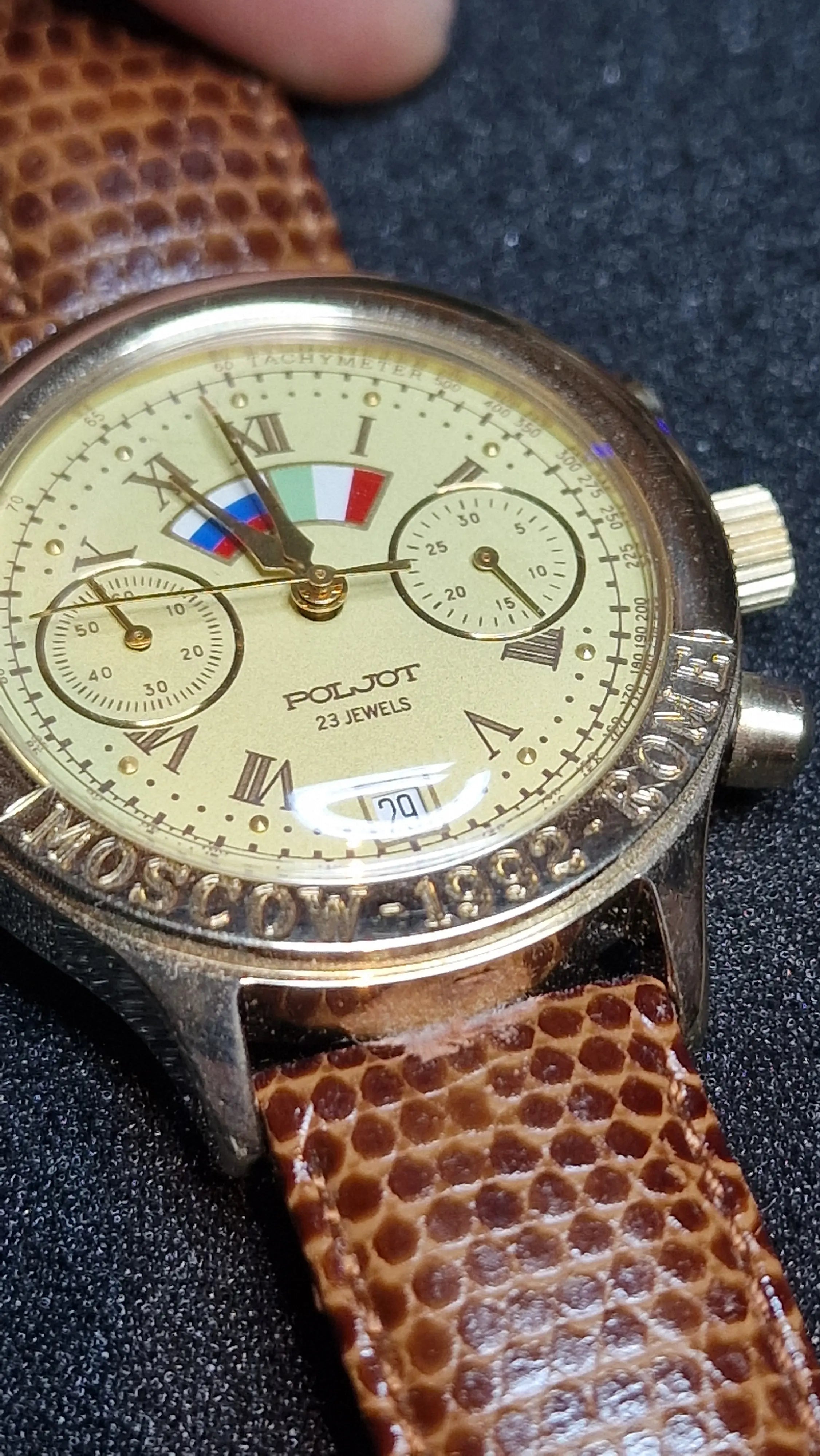 Poljot “Moscow 1992 – Rome” Mechanical Chronograph 🇷🇺🇮🇹 – Limited 12115/25000 5