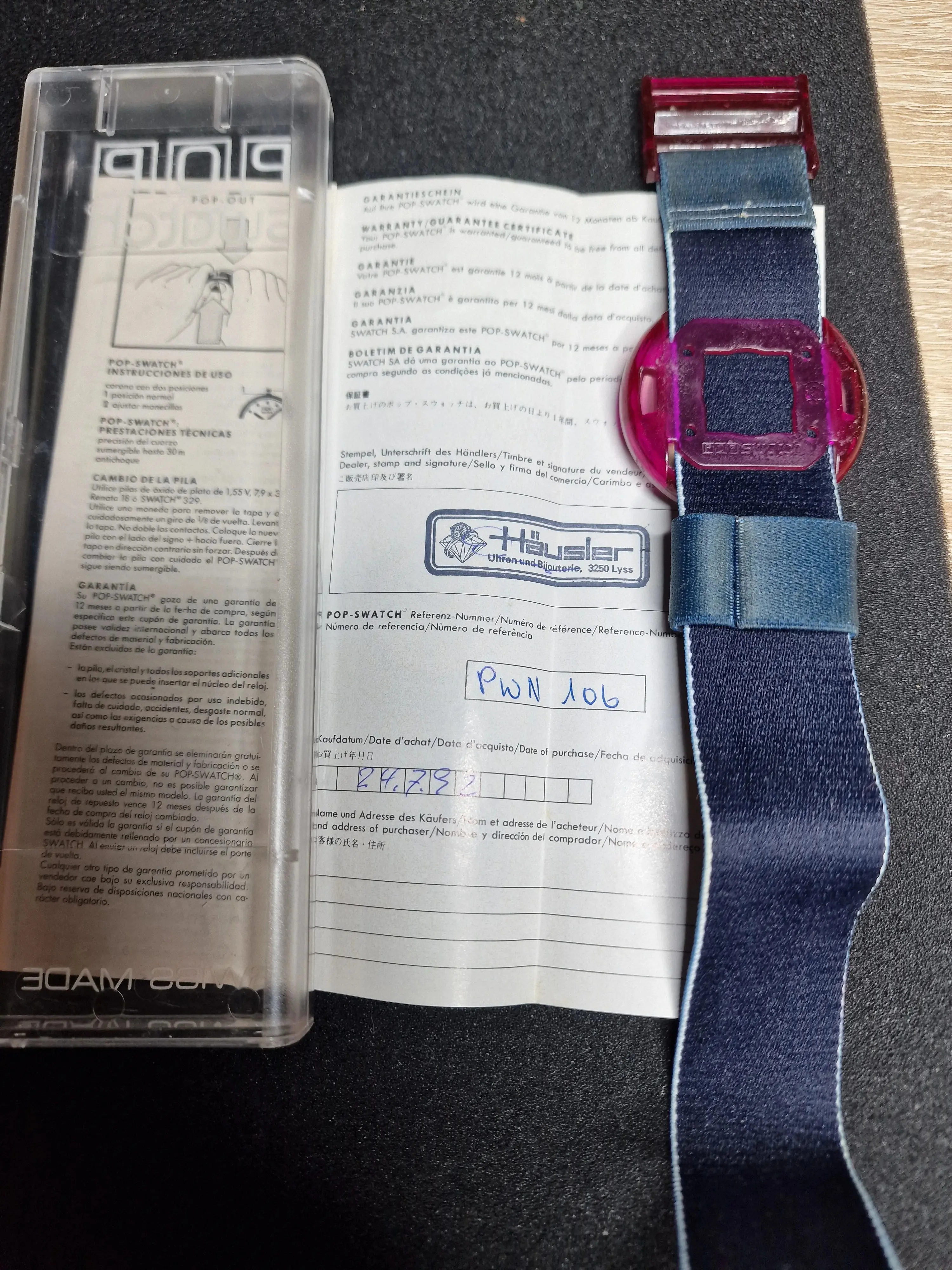 Pop Swatch PWK165 "Alice" (1992) – Rare Collector’s Watch 4