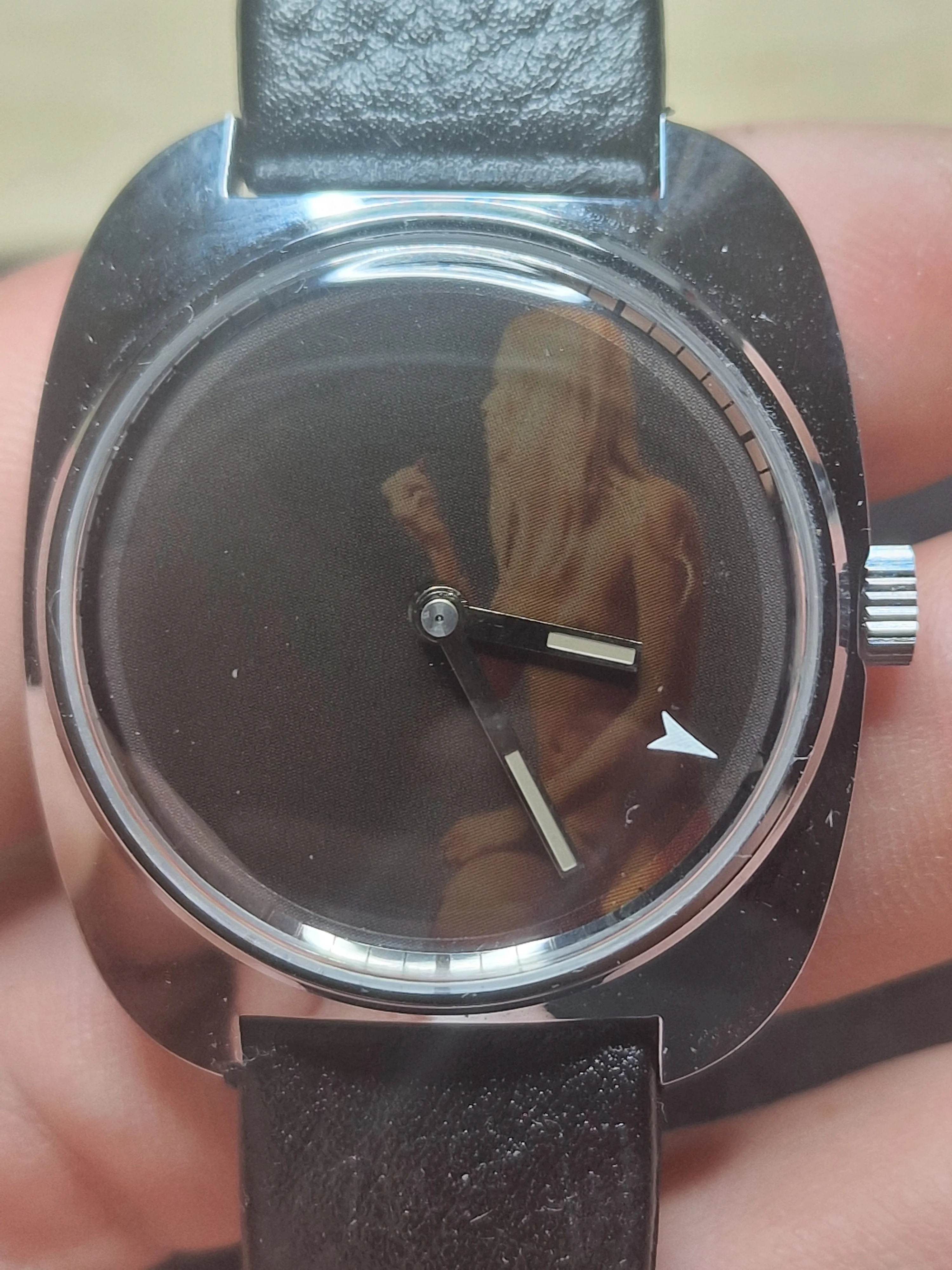Rare Vintage Erotic Watch – Swiss Made – Hand-Wound – 1970s – Patented Animation 2