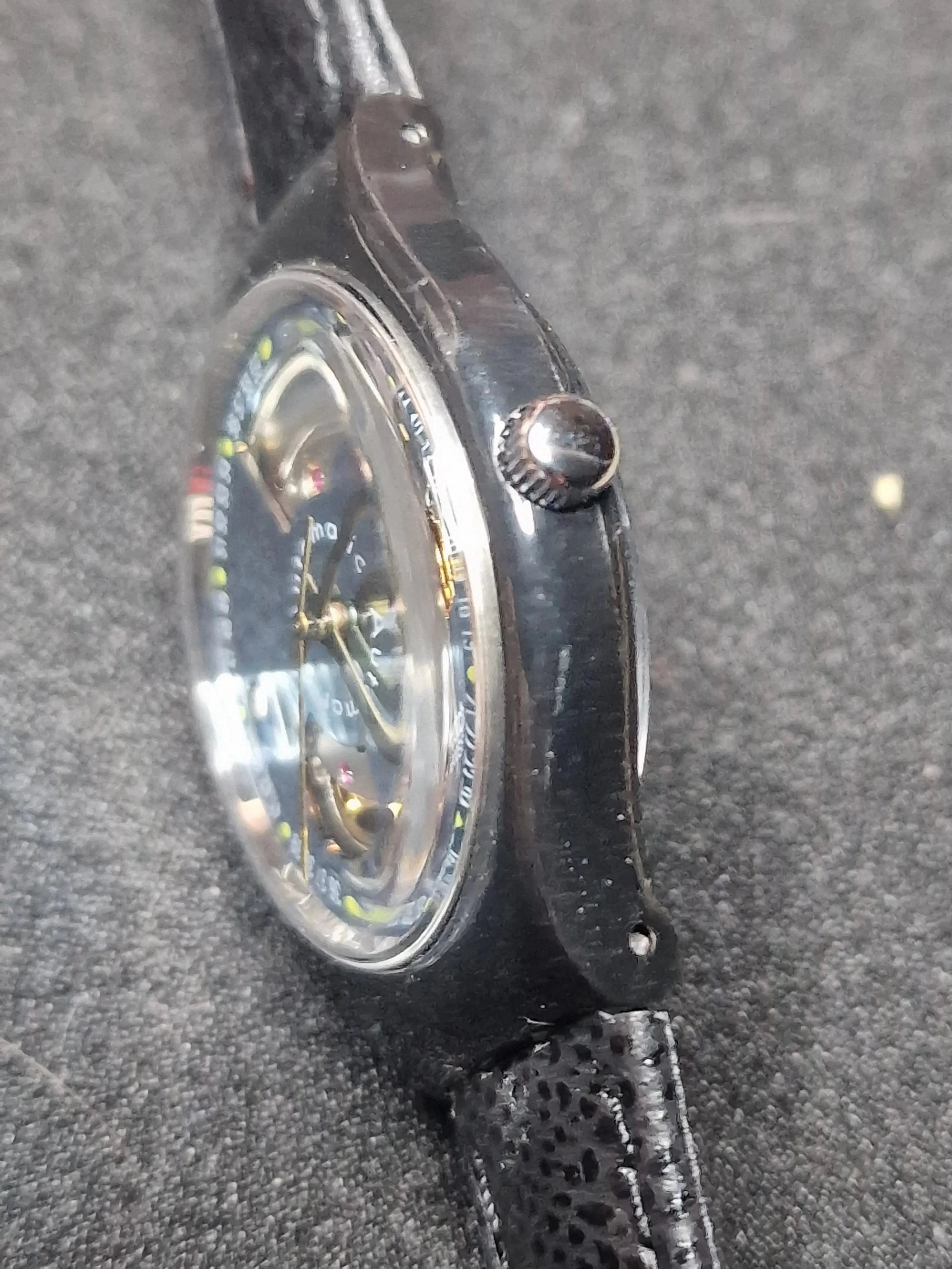 Swatch Automatic SAB100 "Black Motion" (1991) – Rare Early Automatic 6