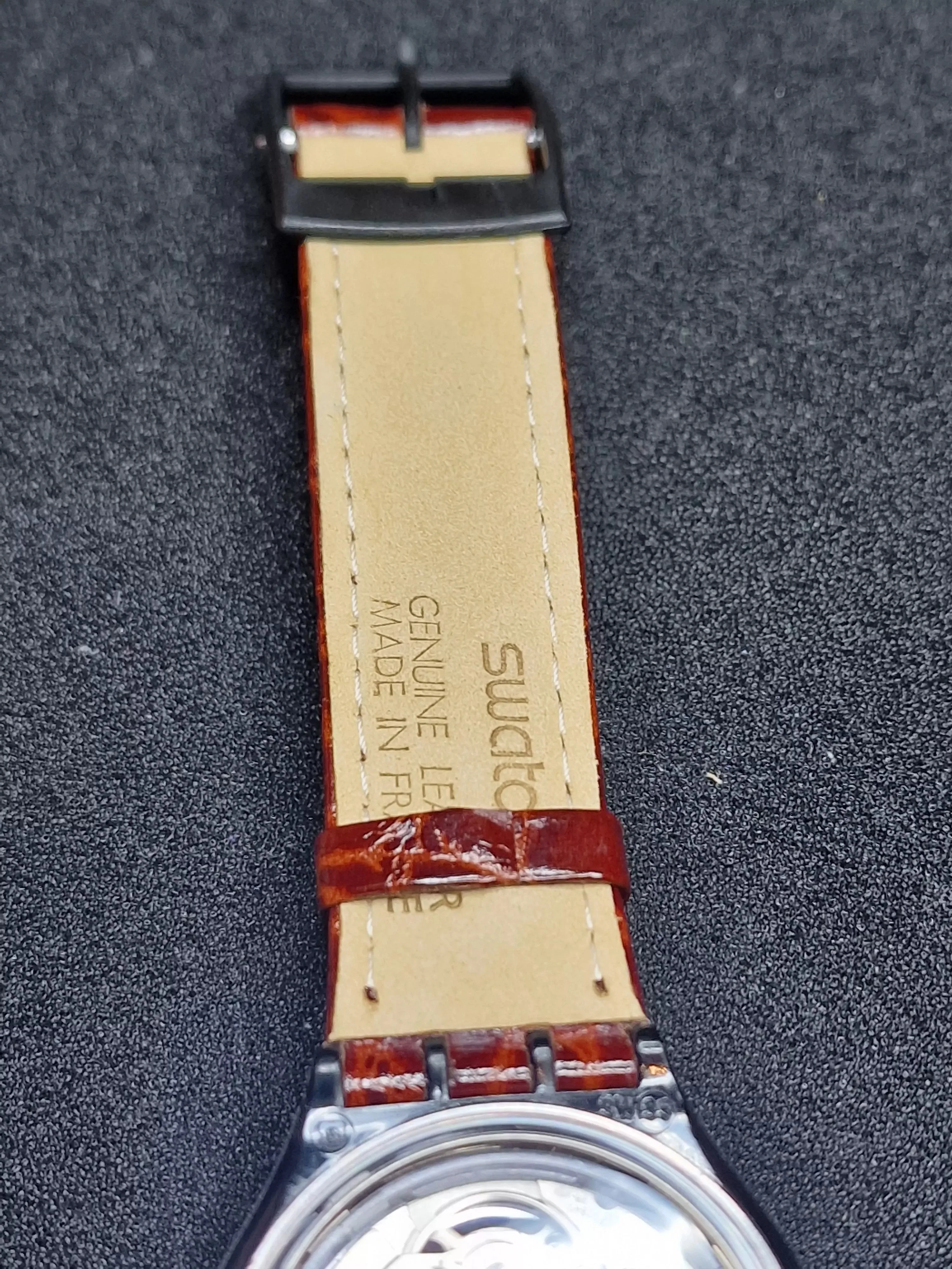 Swatch Automatic SAB102 "Black Circles" (1993) – Vintage Skeleton - 14