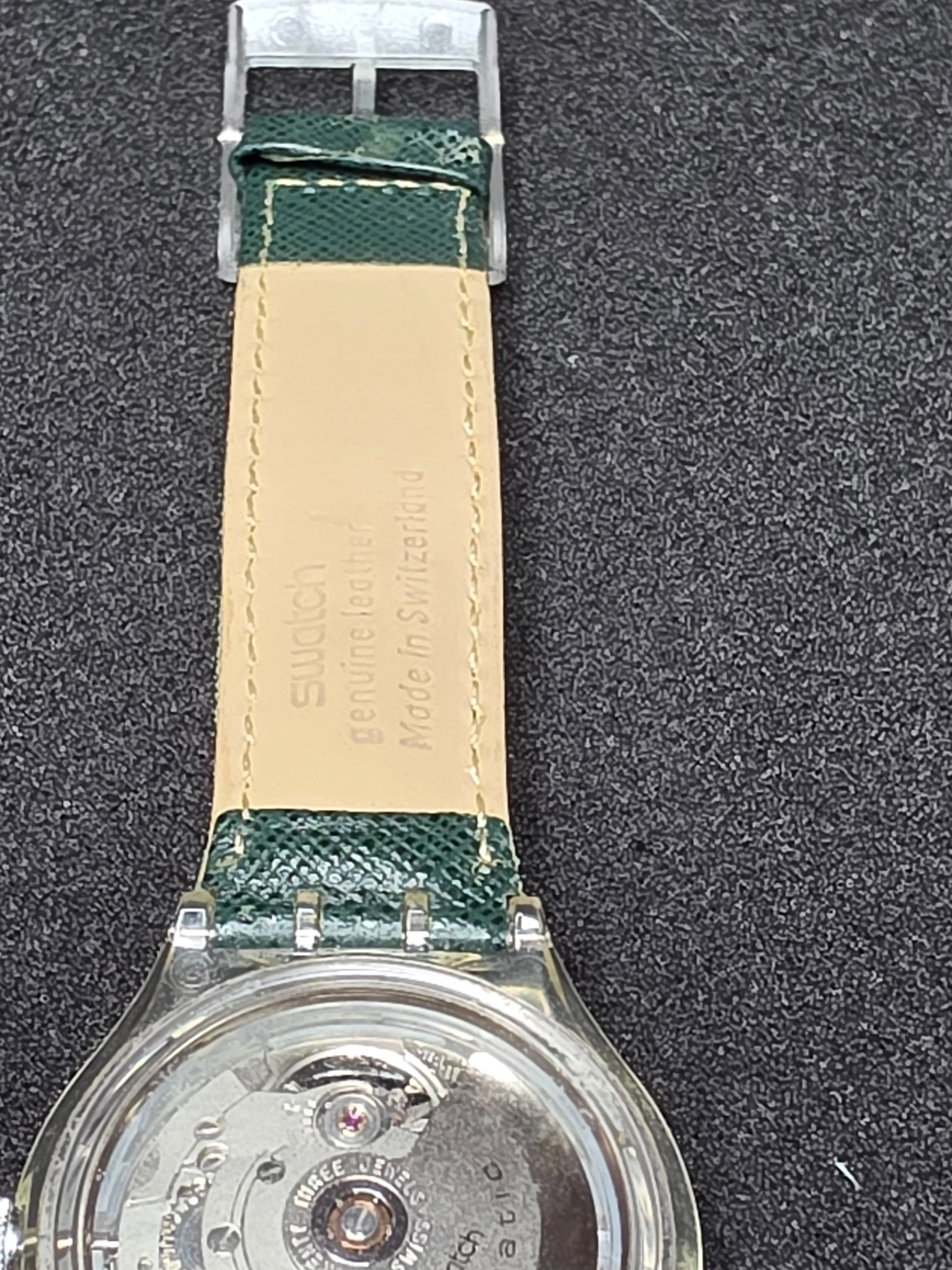 Swatch Automatic SAK100 – 1991 – NOS – Transparent Case – view 11