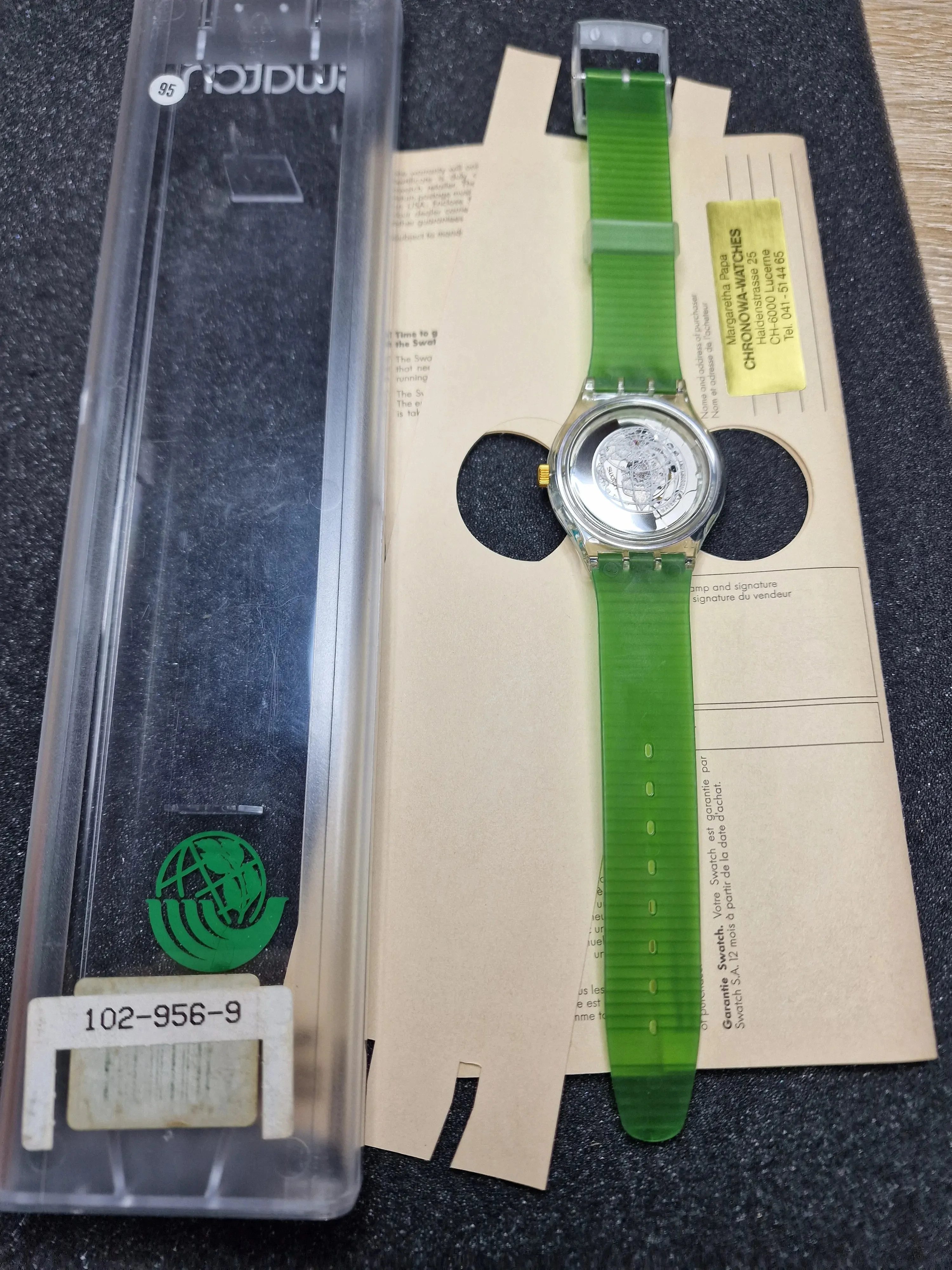 Swatch Automatic SAK102 "Time to Move" – Earth Summit 1992 - 3