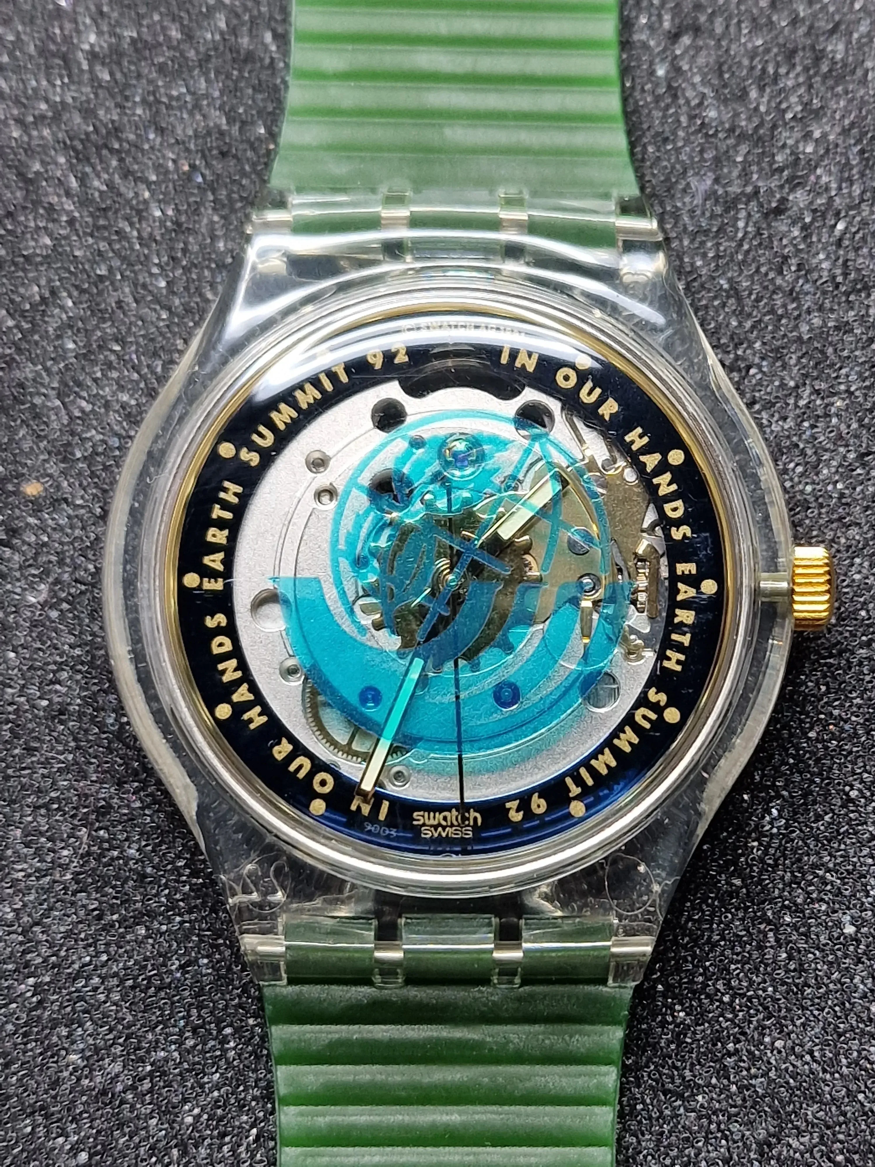 Swatch Automatic SAK102 "Time to Move" – Earth Summit 1992 - 5
