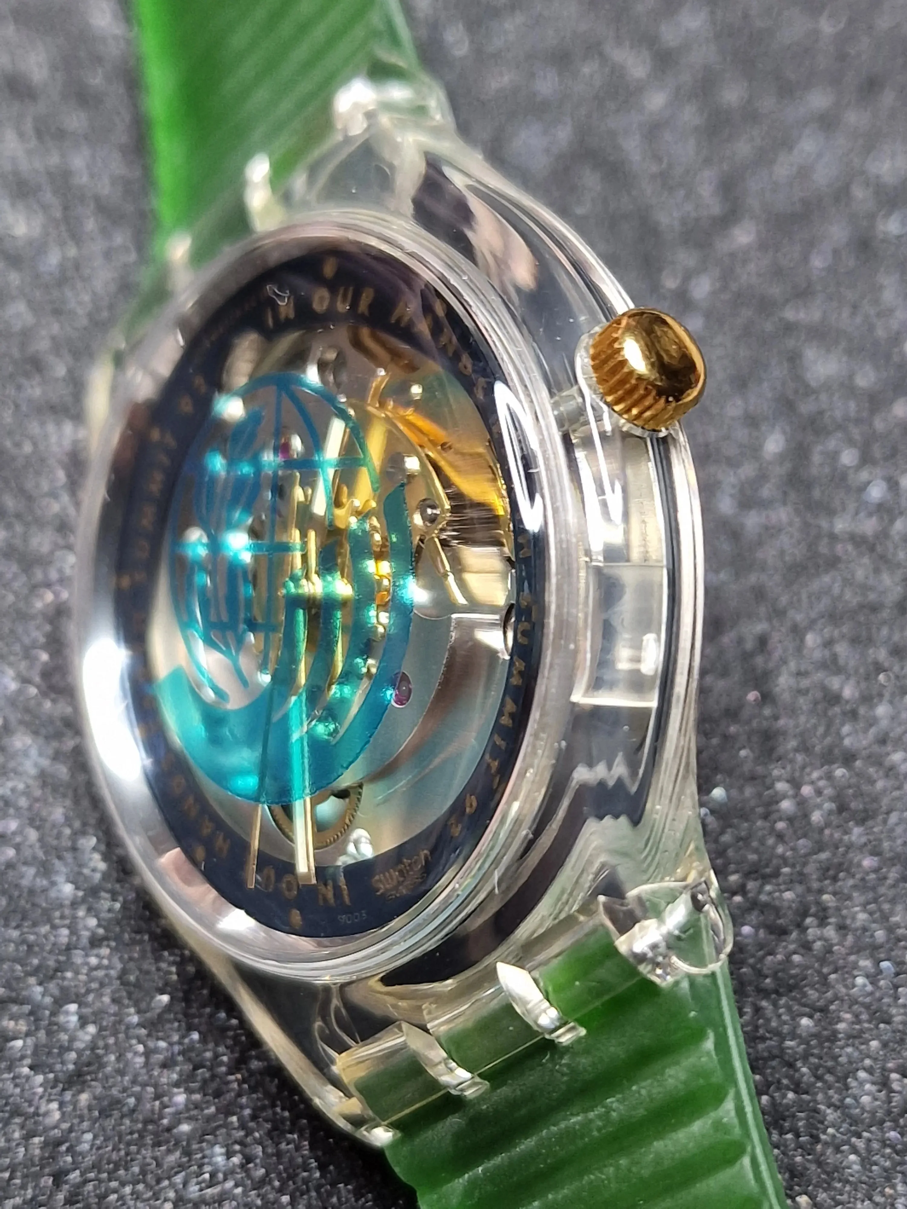 Swatch Automatic SAK102 "Time to Move" – Earth Summit 1992 - 7