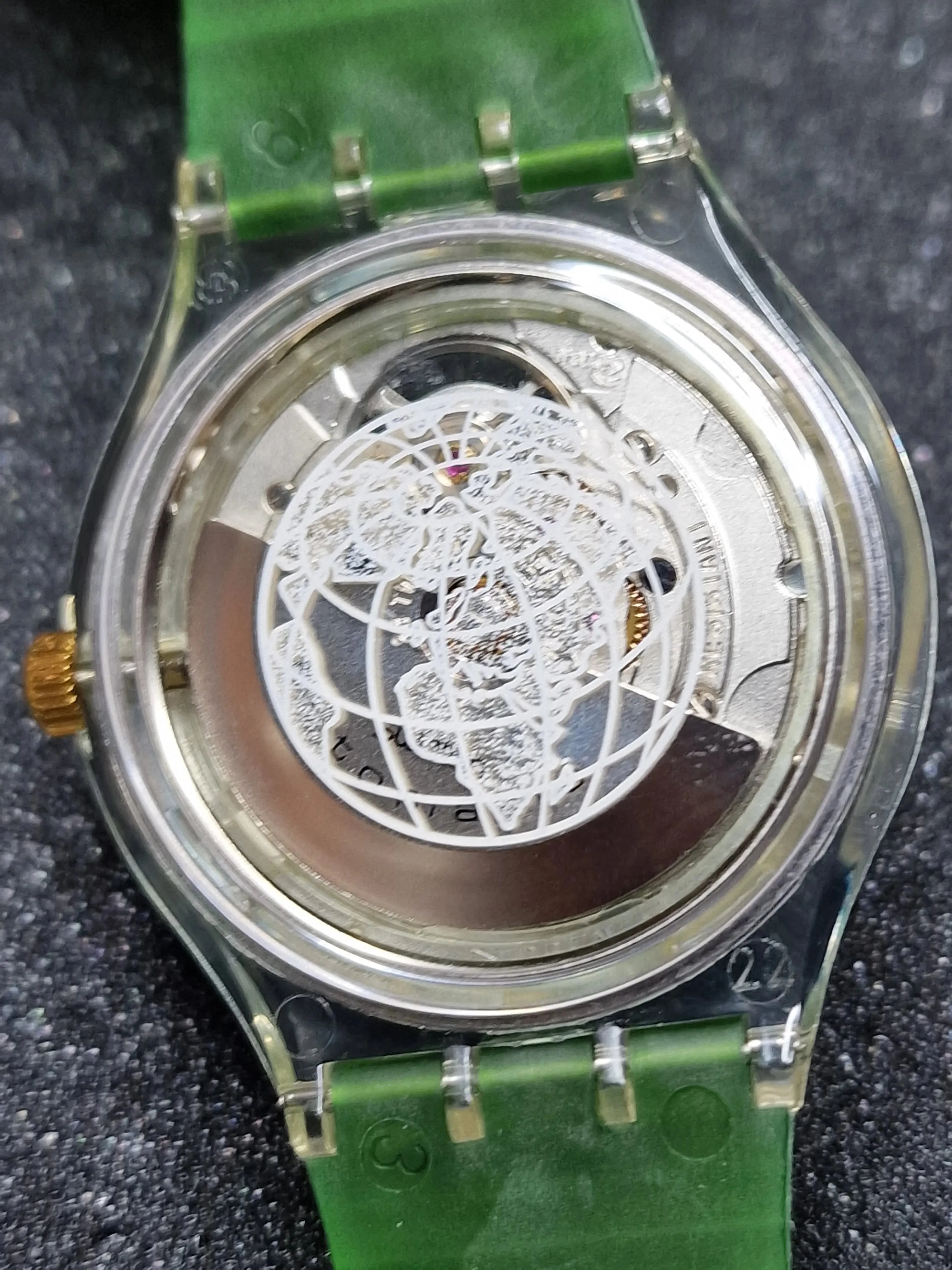 Swatch Automatic SAK102 "Time to Move" – Earth Summit 1992 - 8