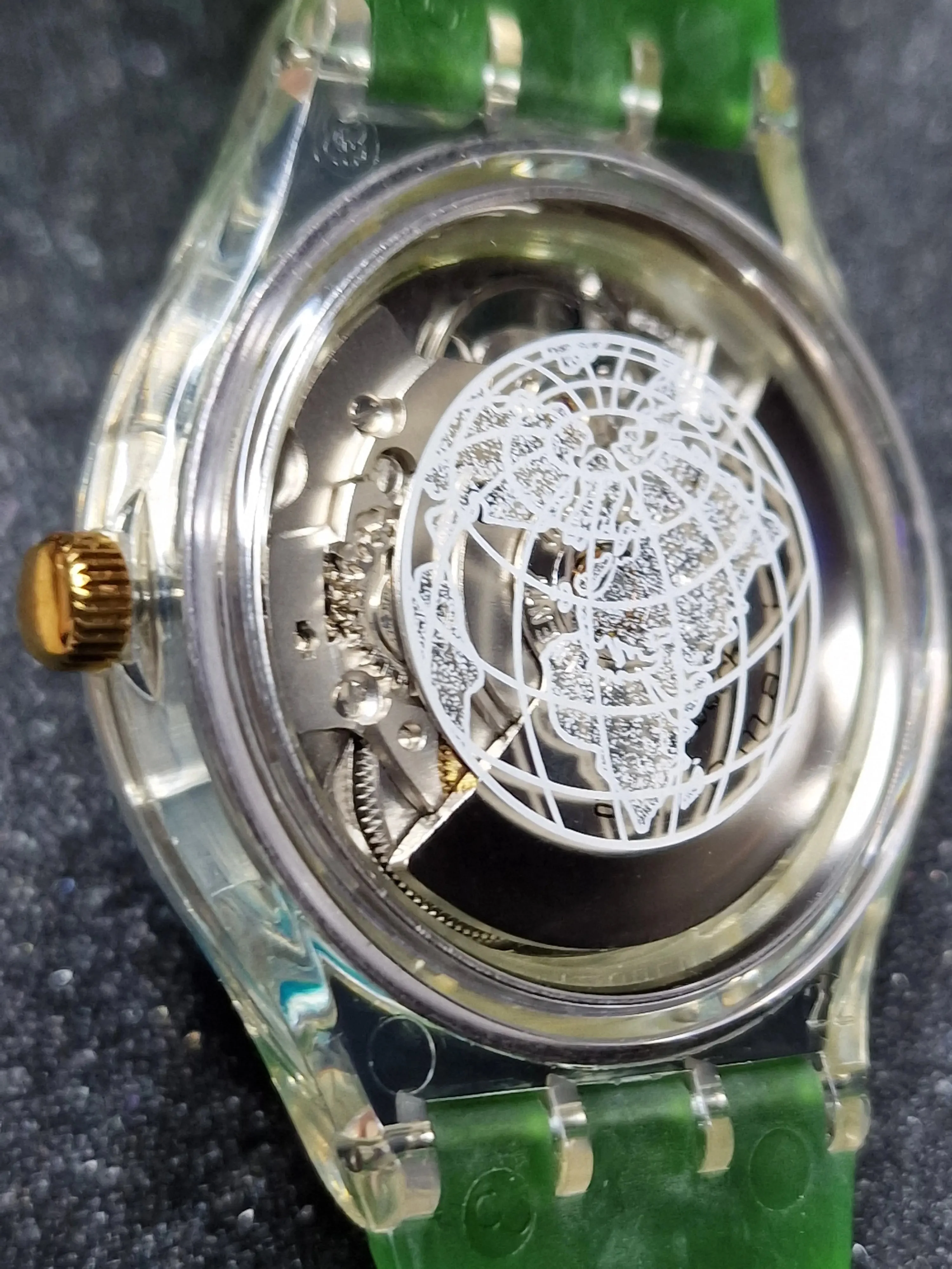 Swatch Automatic SAK102 "Time to Move" – Earth Summit 1992 - 9