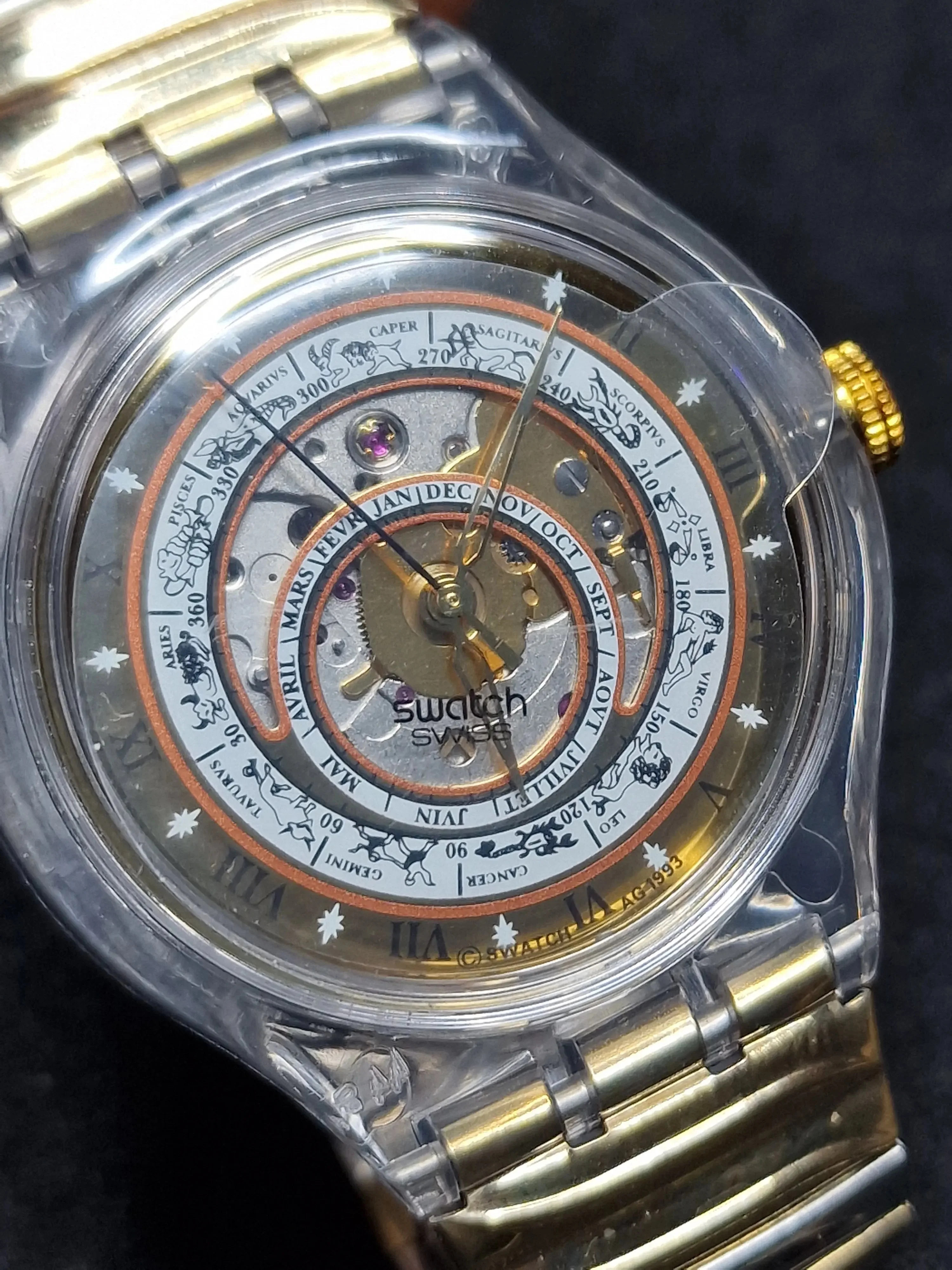 Swatch Automatic SAK113 “Serti Mysterieux” (1993) – Rare Mystery Dial 4