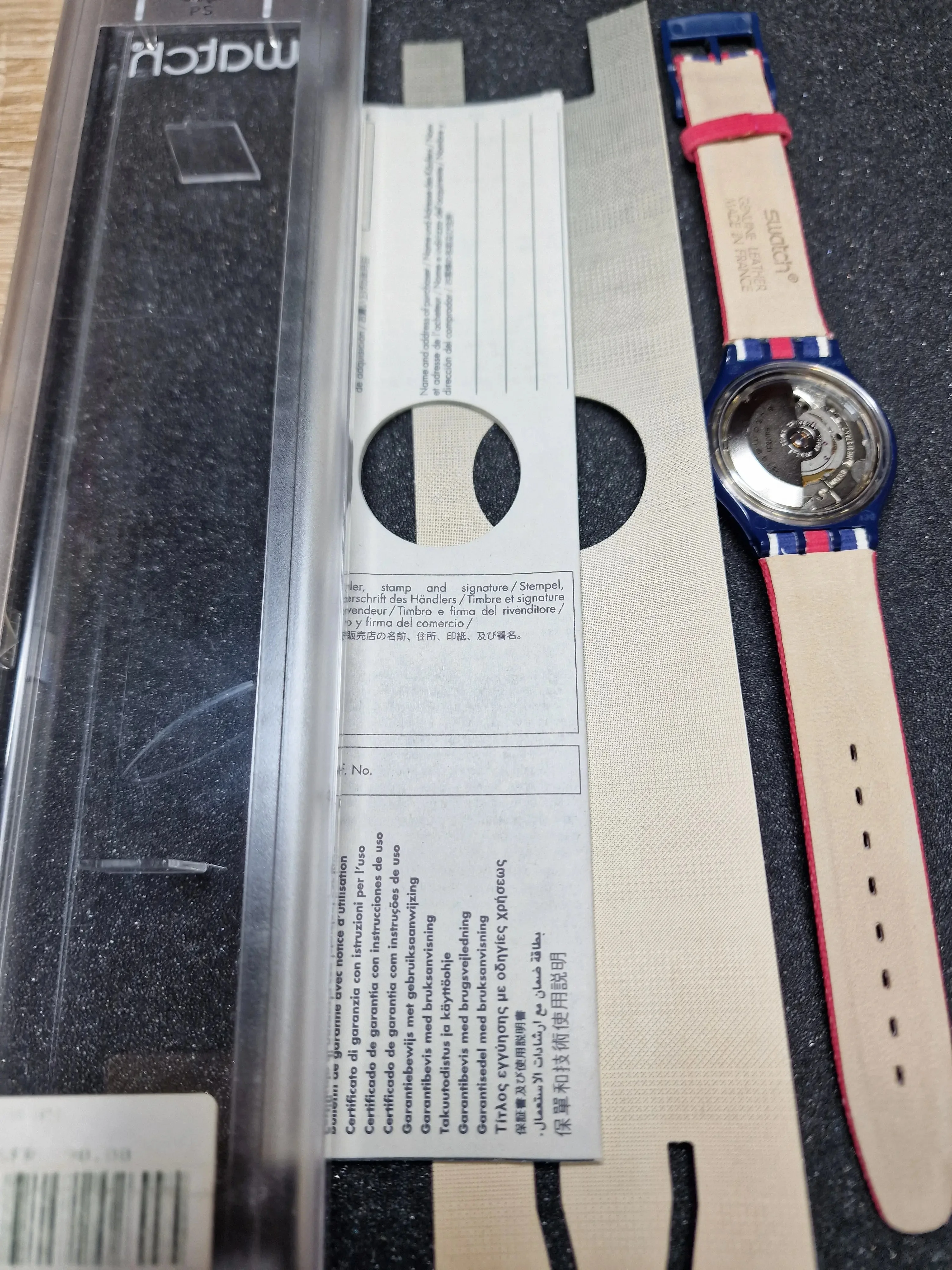 Swatch Automatic SAN105 "Time & Stripes" – 1994 🇺🇸⏱ 3