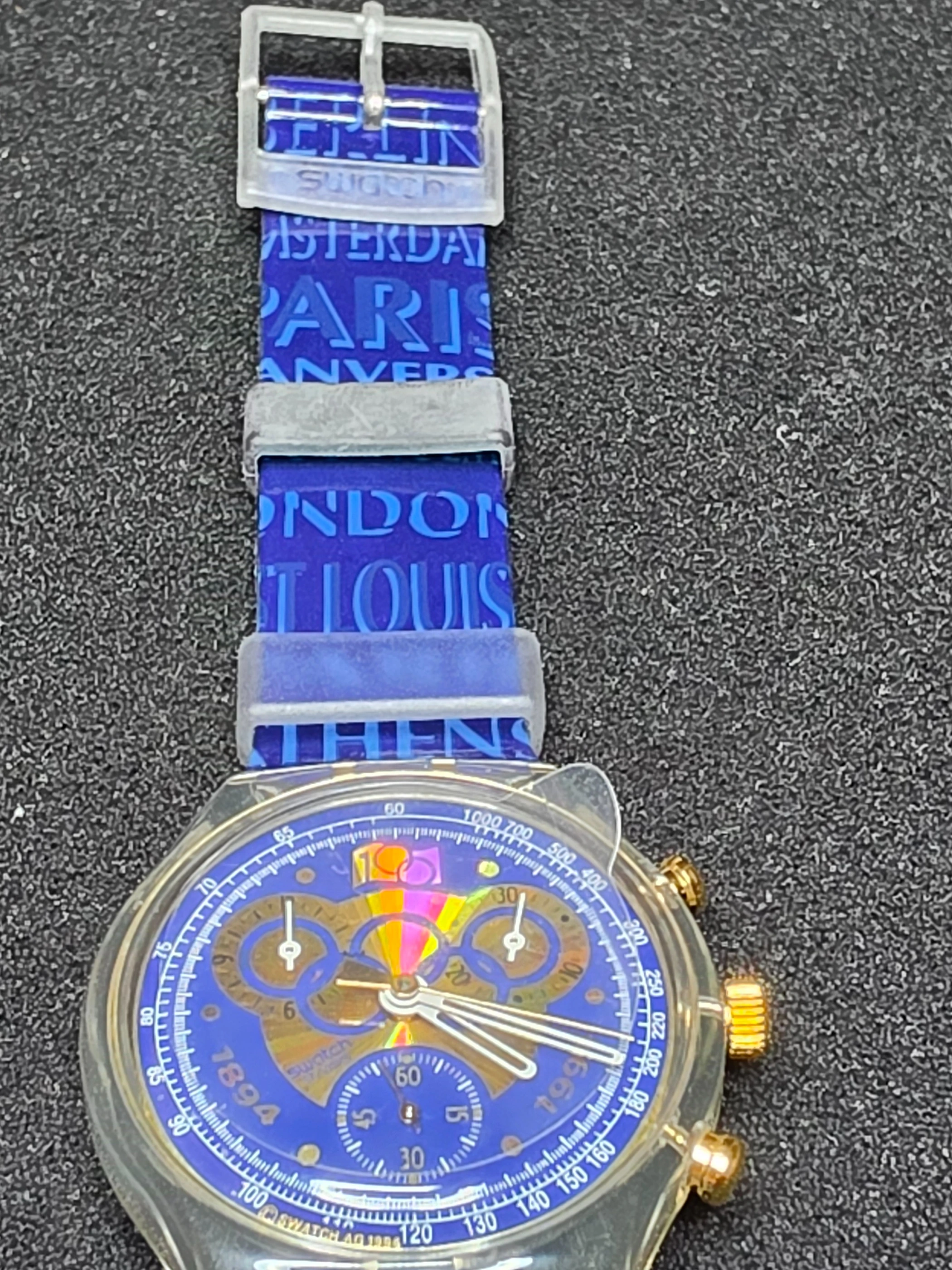 Swatch Chrono Olympic SCZ101 – 1994 – NOS – Olympic Theme – view 9