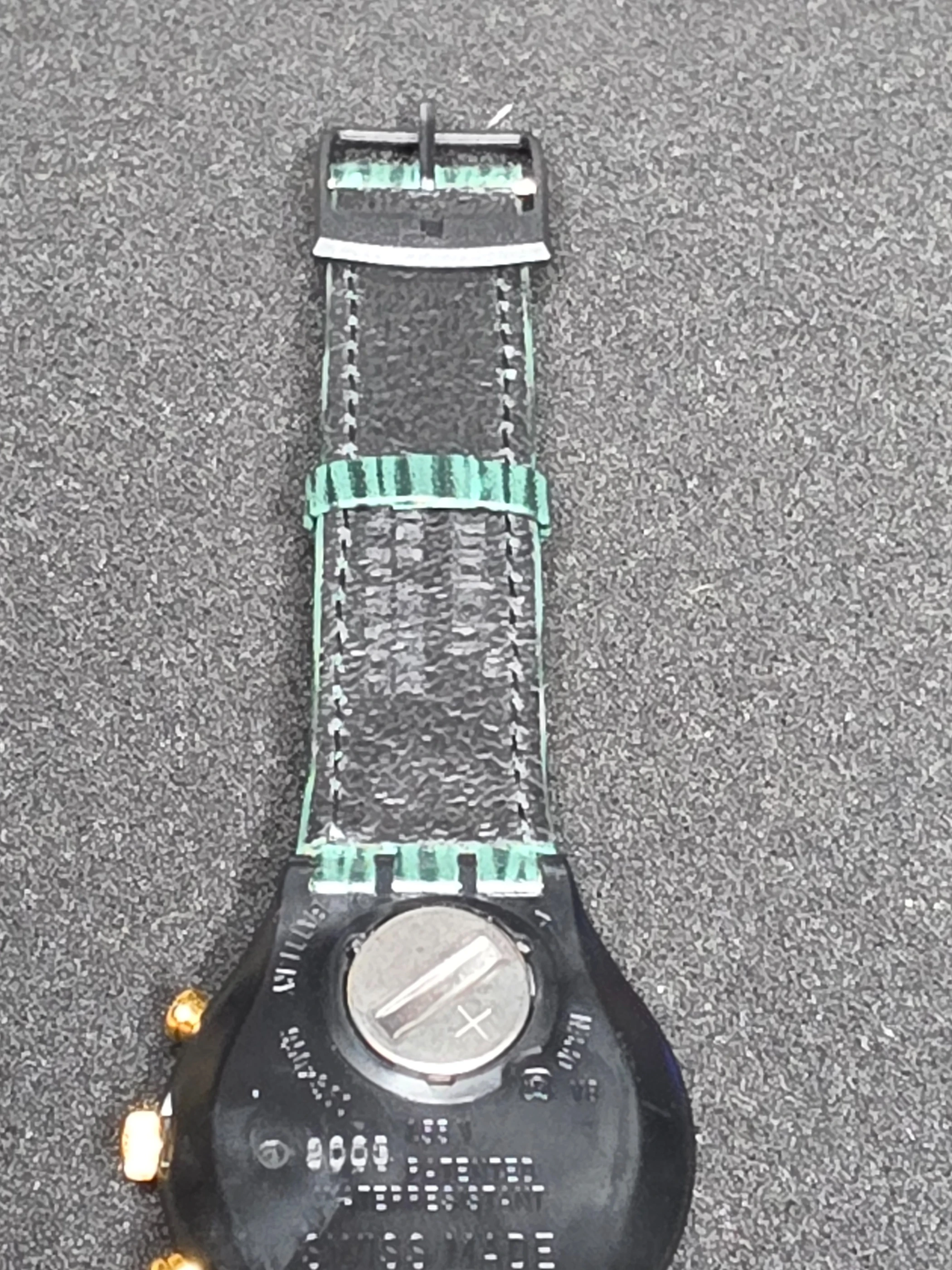 Swatch Chrono Rollerball SCB107 – 1991 – NOS – Green Dial – view 12