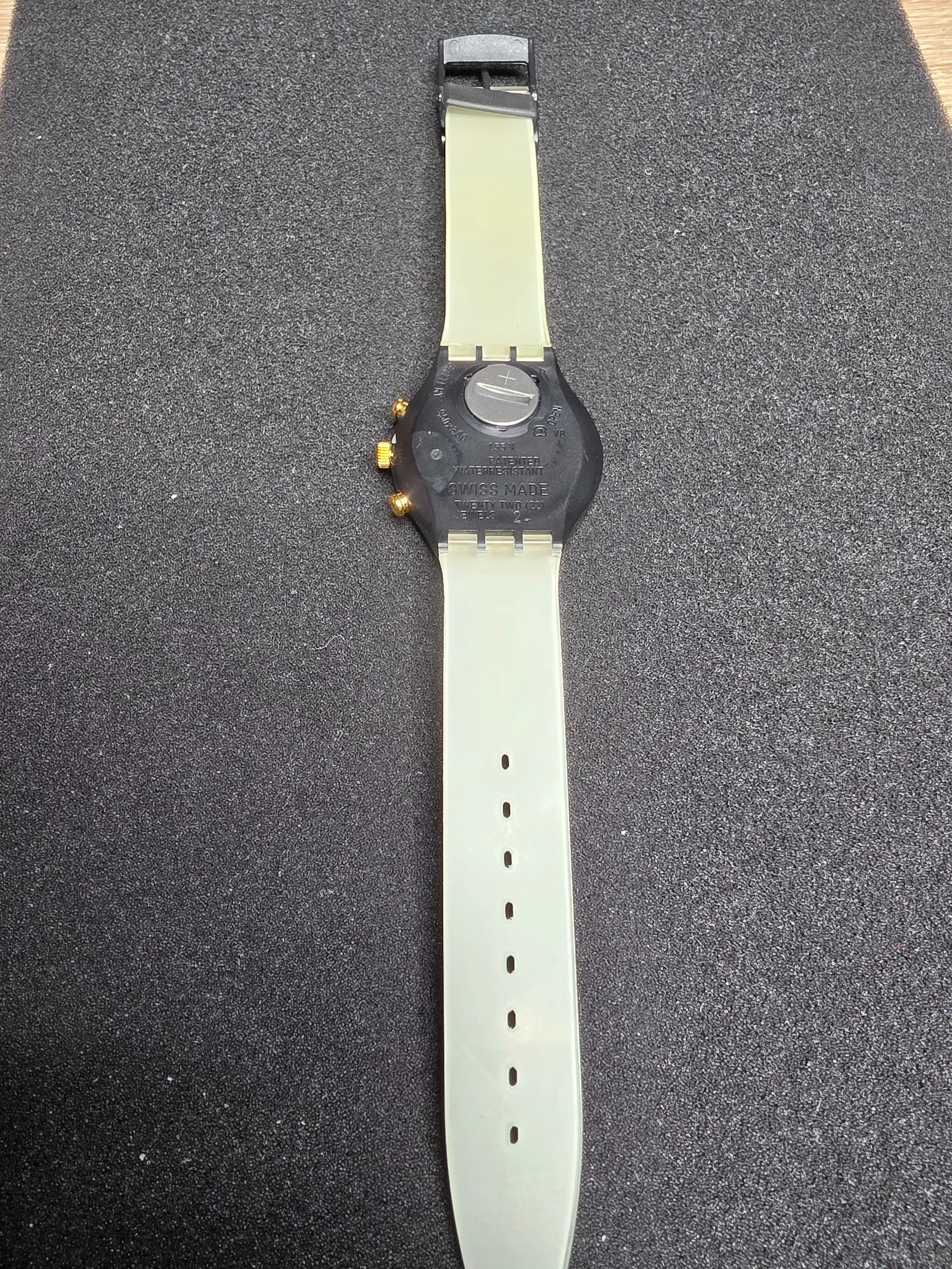 Swatch Chrono SCB108 – 1991 – NOS – Paisley Strap – view 10