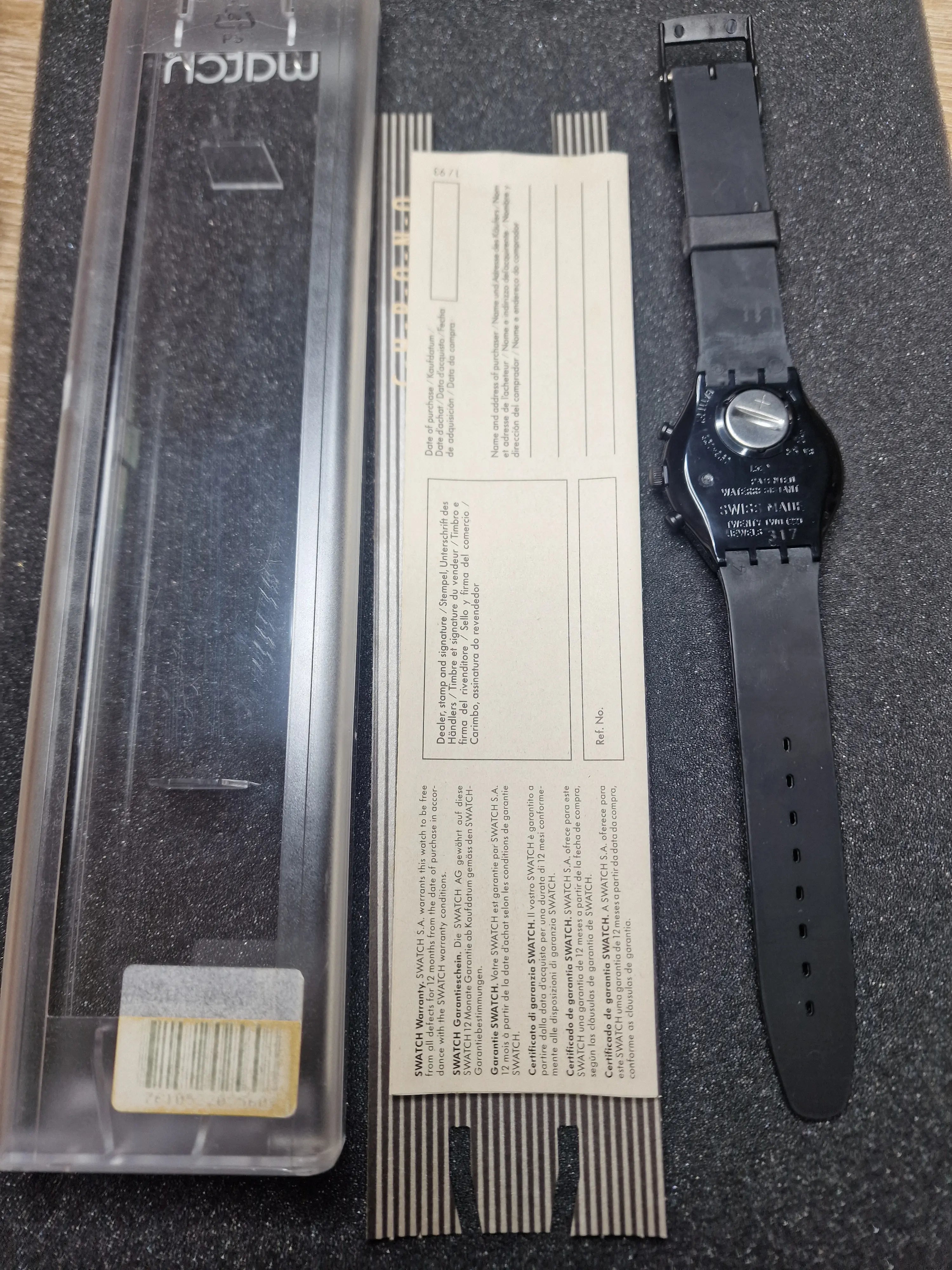 Swatch Chrono SCB110 "Moon Shadow" (1992) – Rare Vintage Chronograph 3