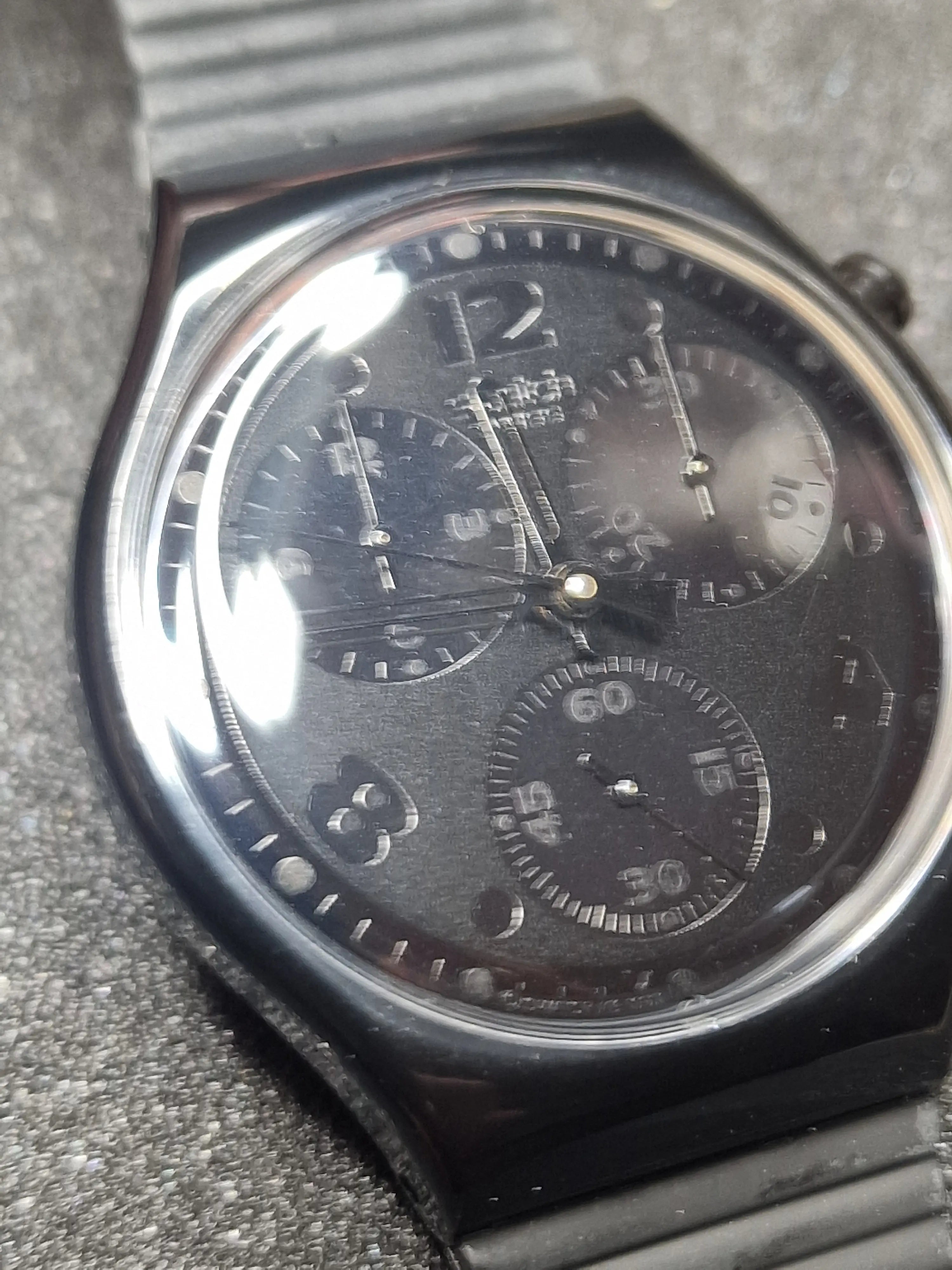 Swatch Chrono SCB110 "Moon Shadow" (1992) – Rare Vintage Chronograph 4