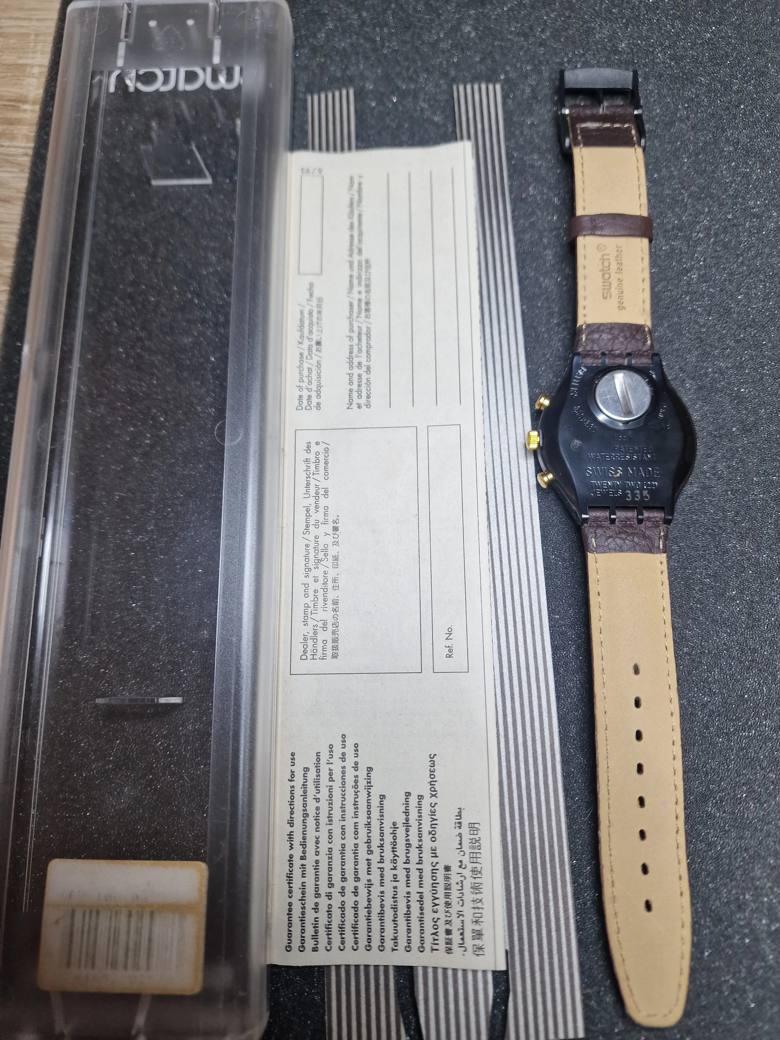 Swatch Chrono SCB111 "Lodge" (1992) ⌚ 3