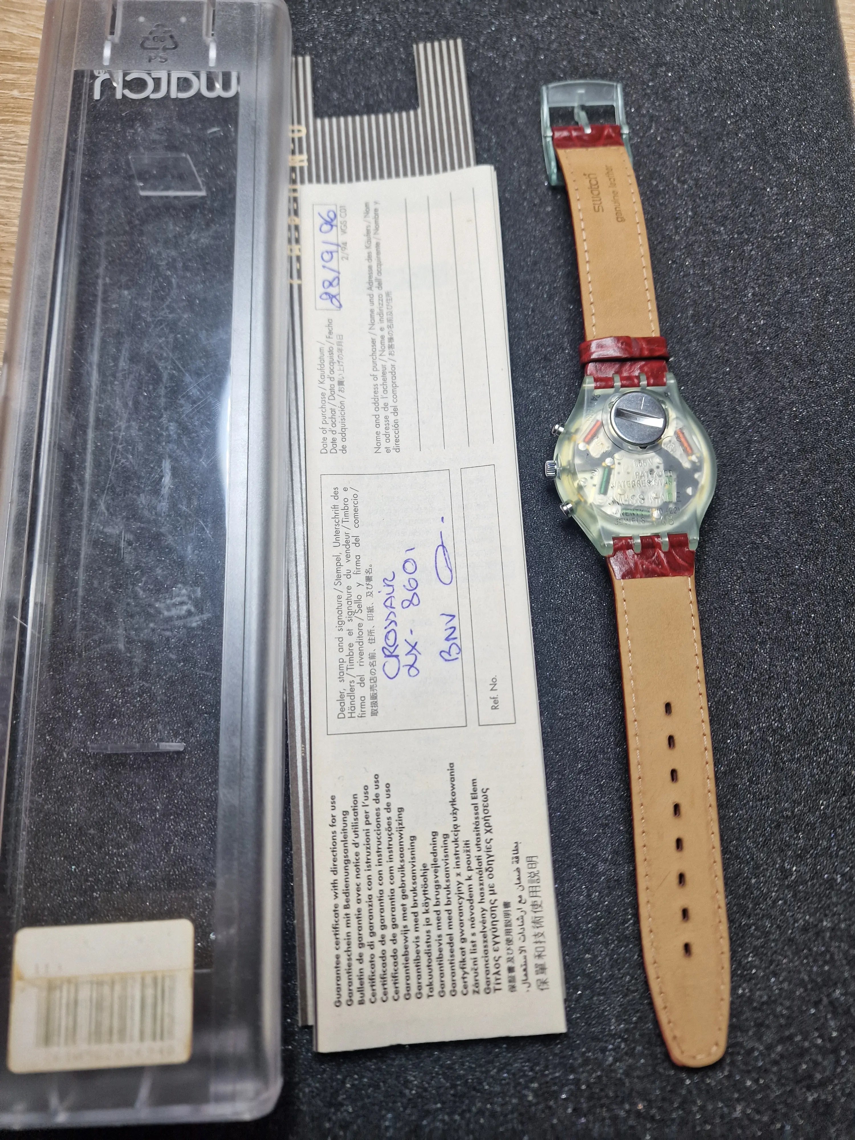 Swatch Chrono SCG105 "Echo Deco" (1994) – Rare Vintage Chronograph ⏱ 3