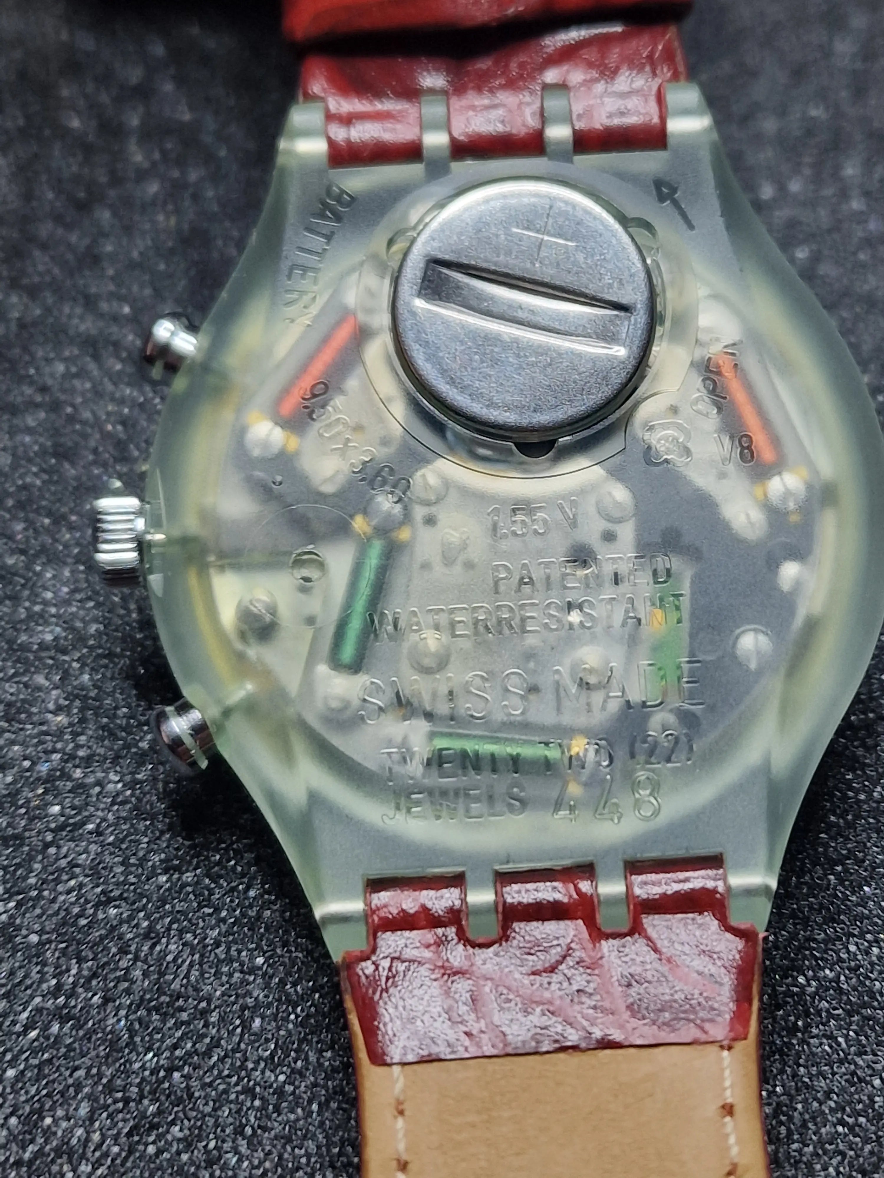 Swatch Chrono SCG105 "Echo Deco" (1994) – Rare Vintage Chronograph ⏱ 8