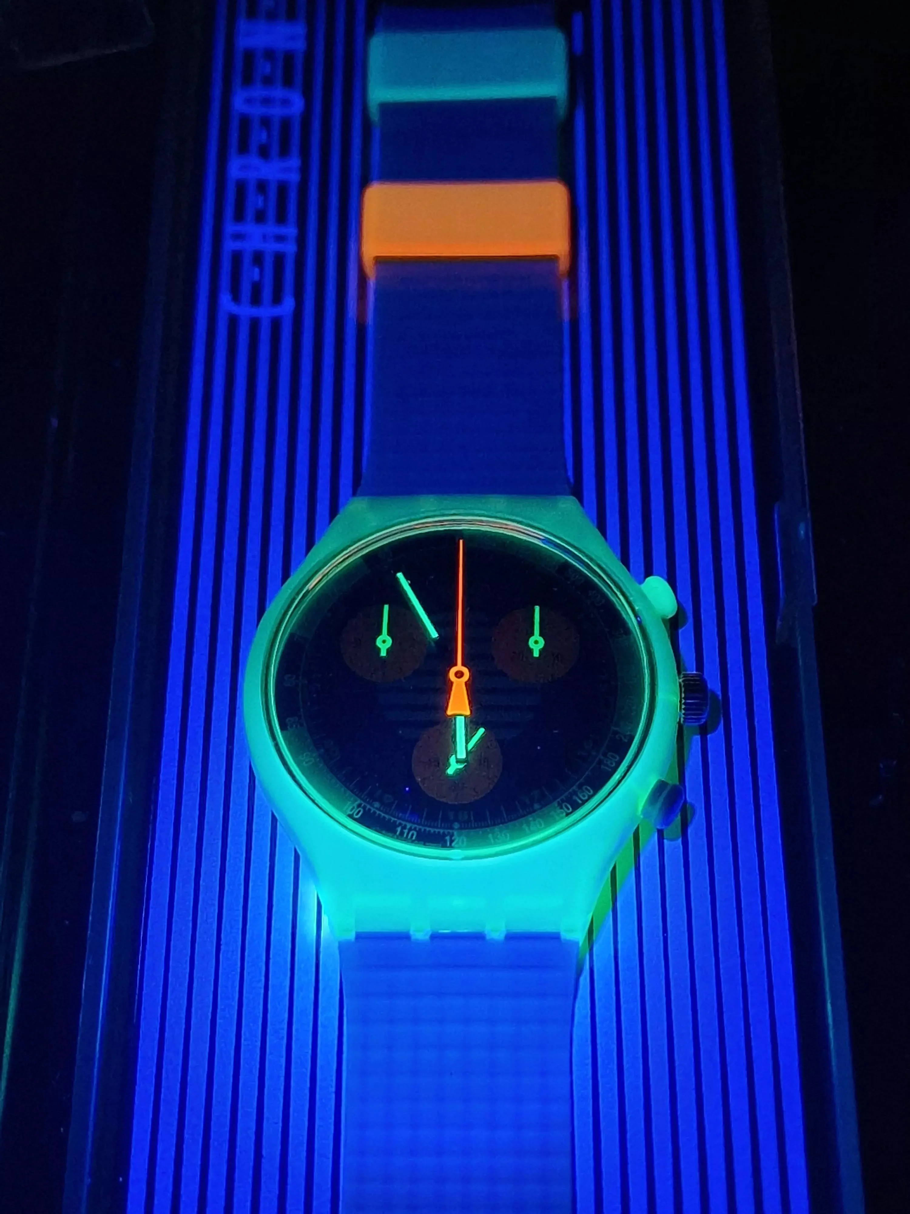 Swatch Chrono SCJ100 "Neo Wave" (1991) – Vintage Chronograph Icon ⏱️