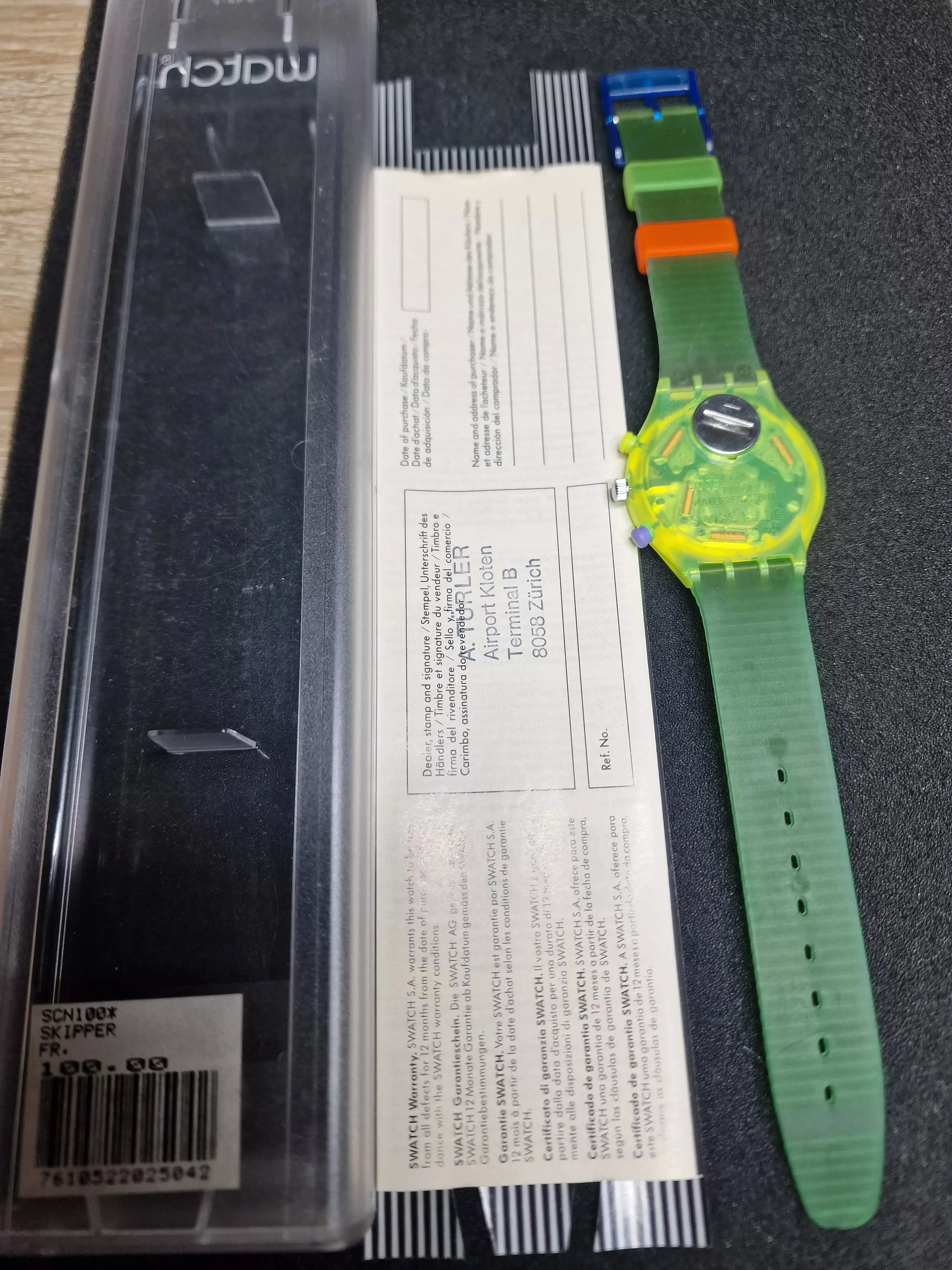 Swatch Chrono SCJ100 "Neo Wave" (1991) – Vintage Chronograph Icon ⏱ - 3