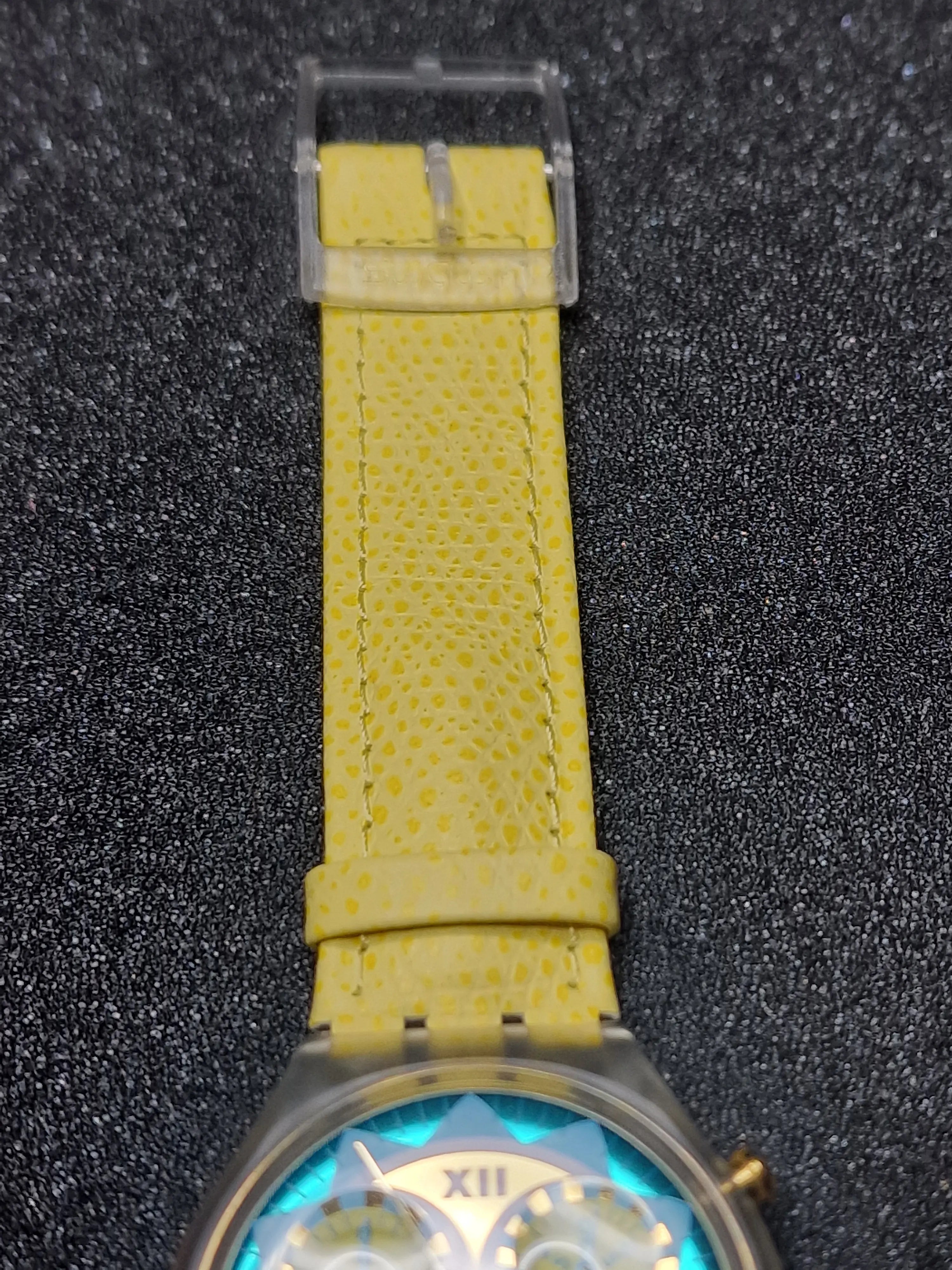 Swatch Chrono SCK106 "Lemon Breeze" (1994) – Vintage Collectible Watch 10