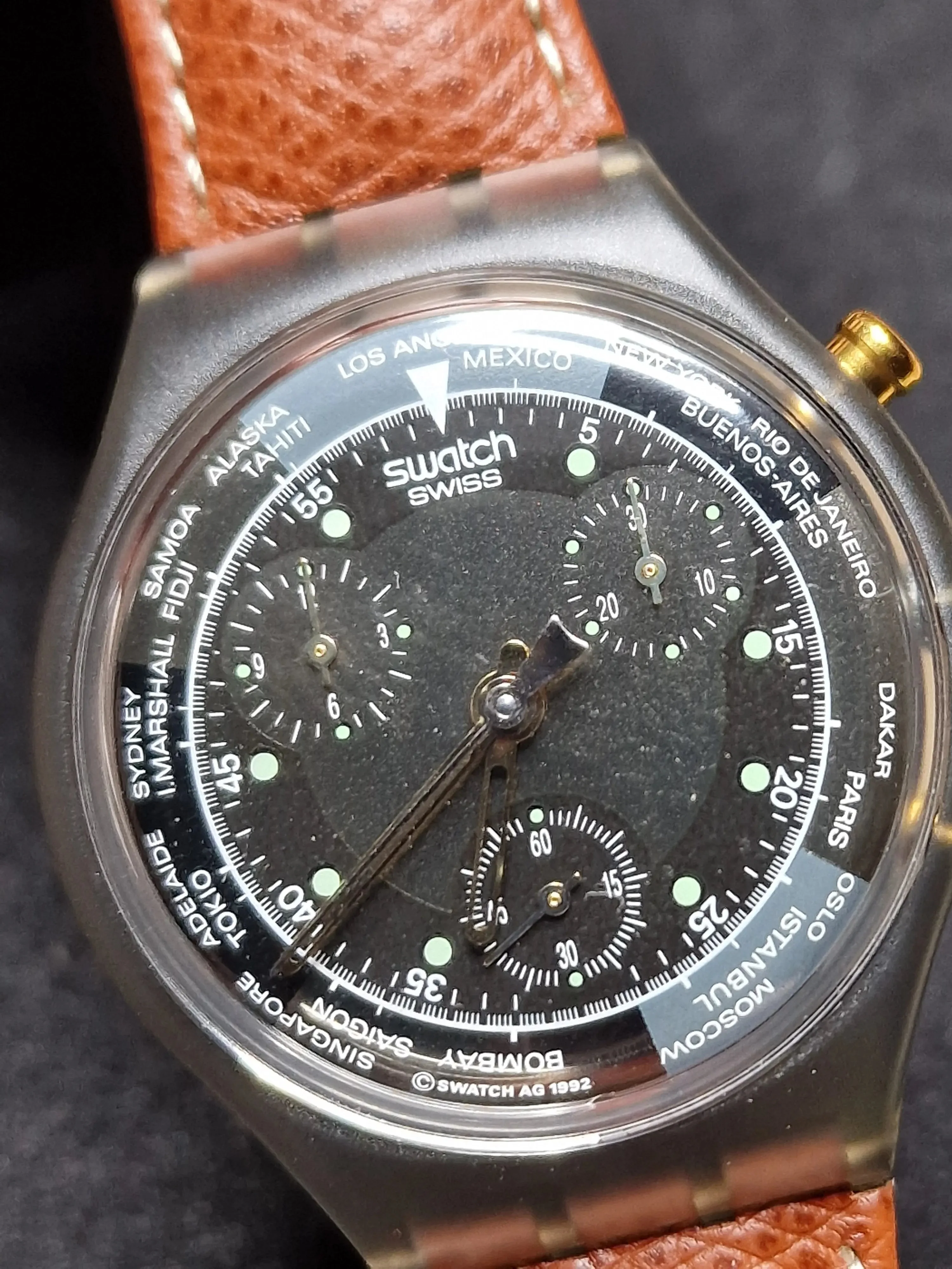 Swatch Chrono SCM102 "Jet Lag" (1993) – Rare Collector’s Piece 4