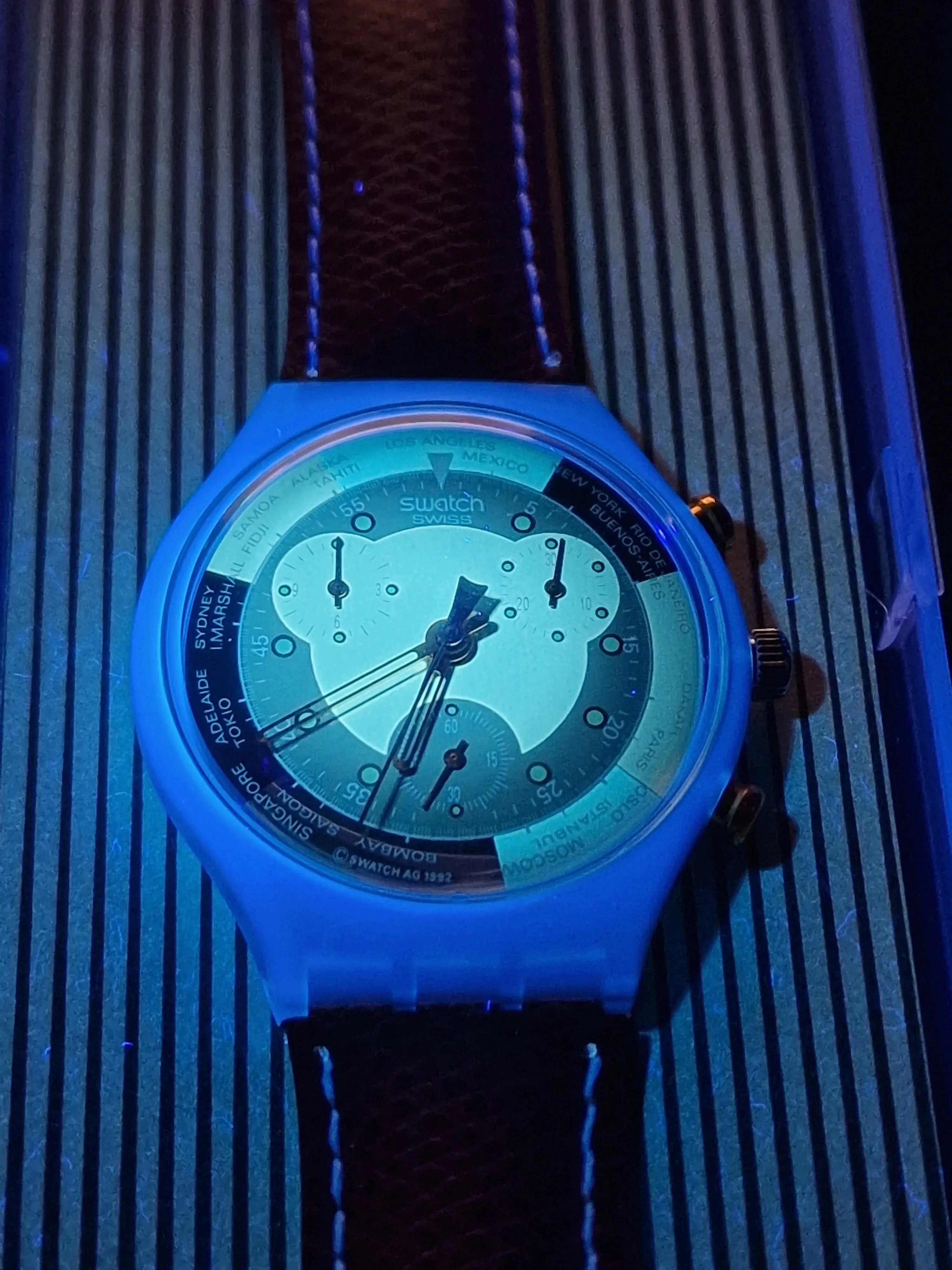Swatch Chrono SCM102 "Jet Lag" (1993) – Rare Collector’s Piece 12