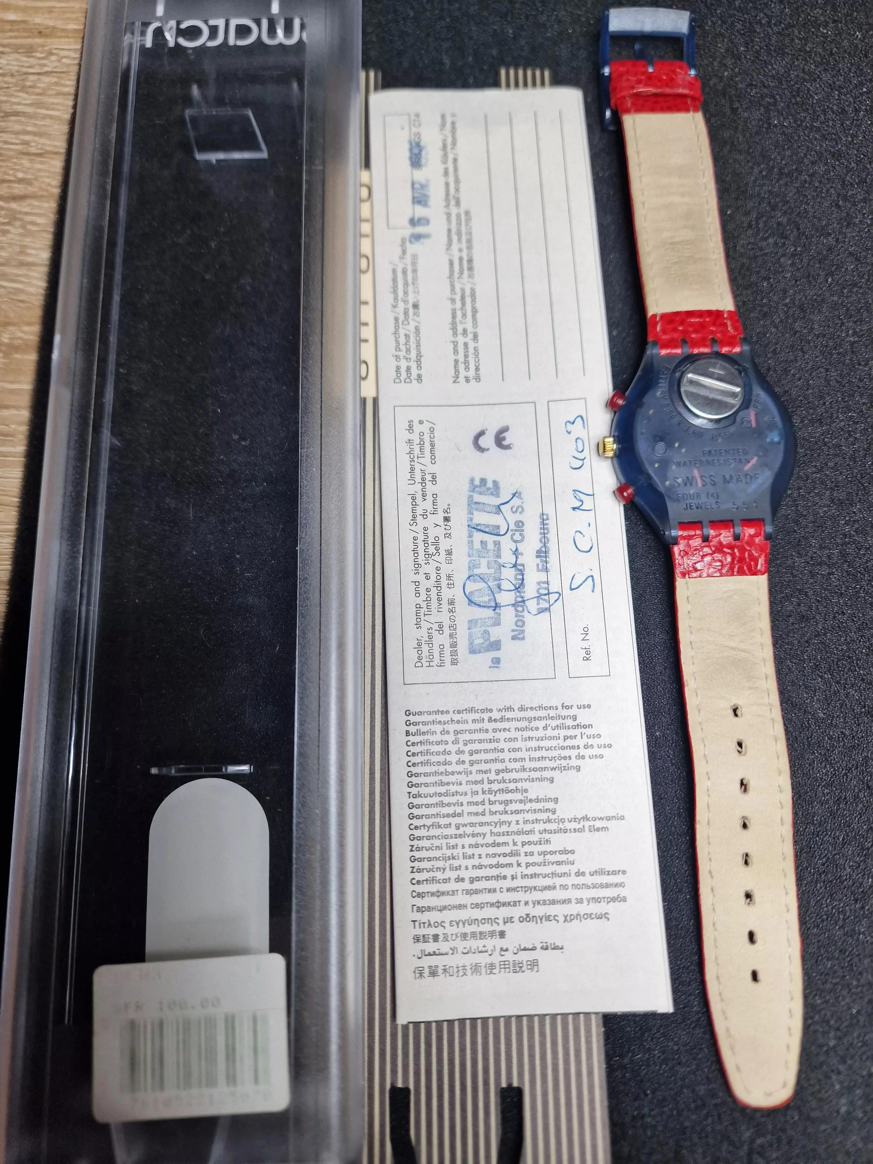 Swatch Chrono SCM403 "Rallye" (1996) – Racing Spirit 3