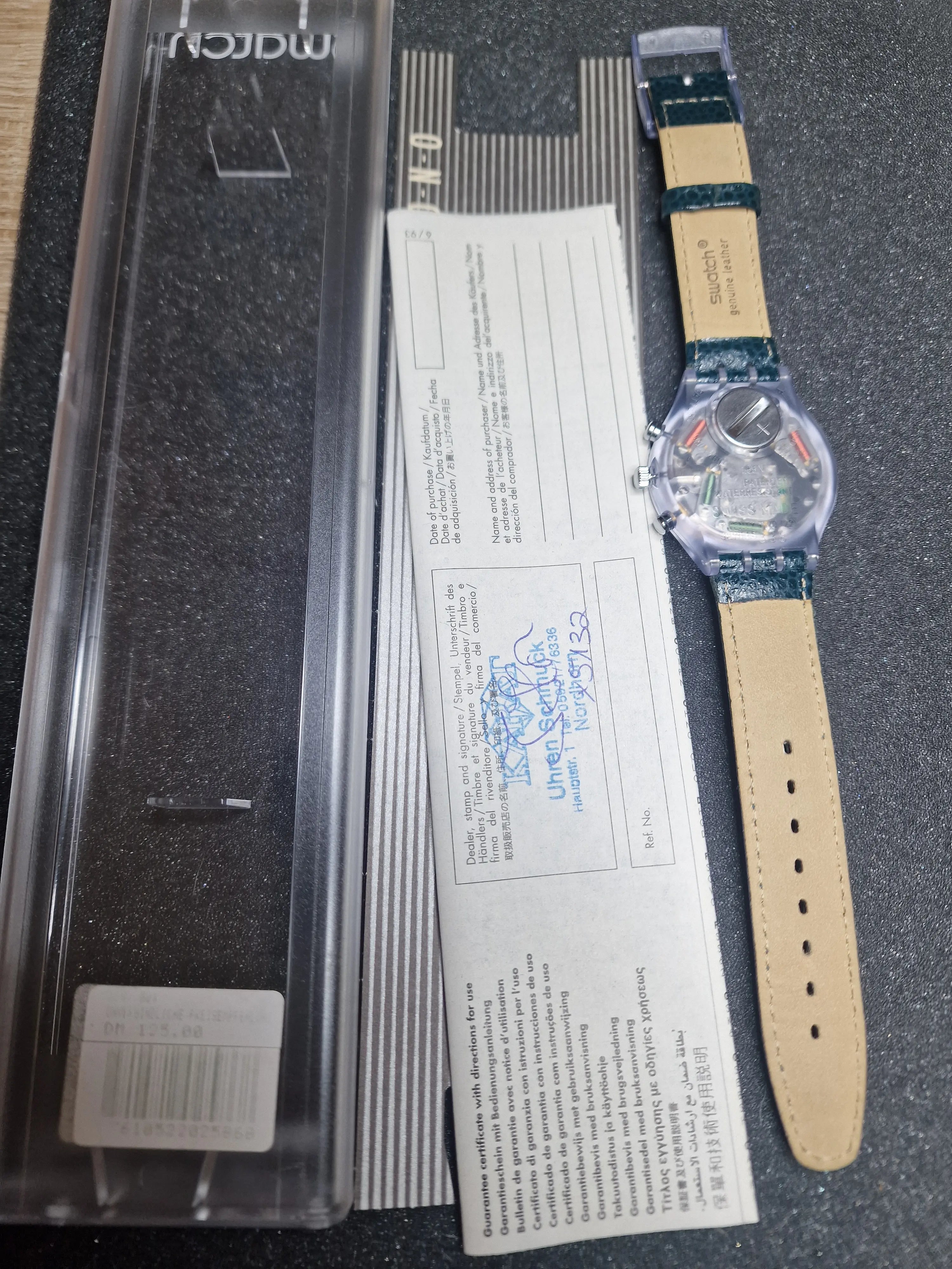 Swatch Chrono SCV100 “Greentic” (1992) – Rare Vintage Chronograph 3