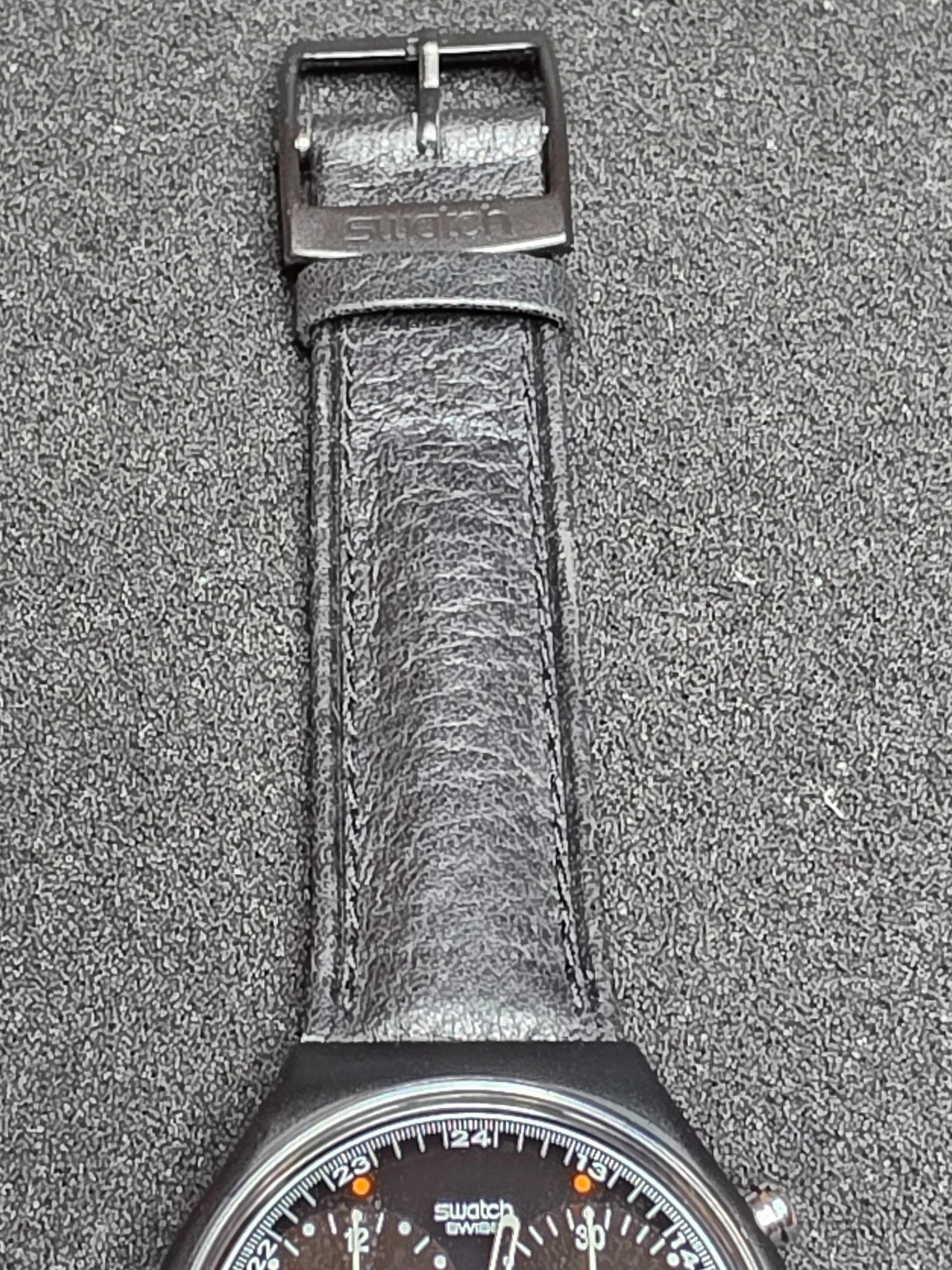 Swatch Chrono Wall Street SCB106 – 1991 – NOS – Black Dial – view 10