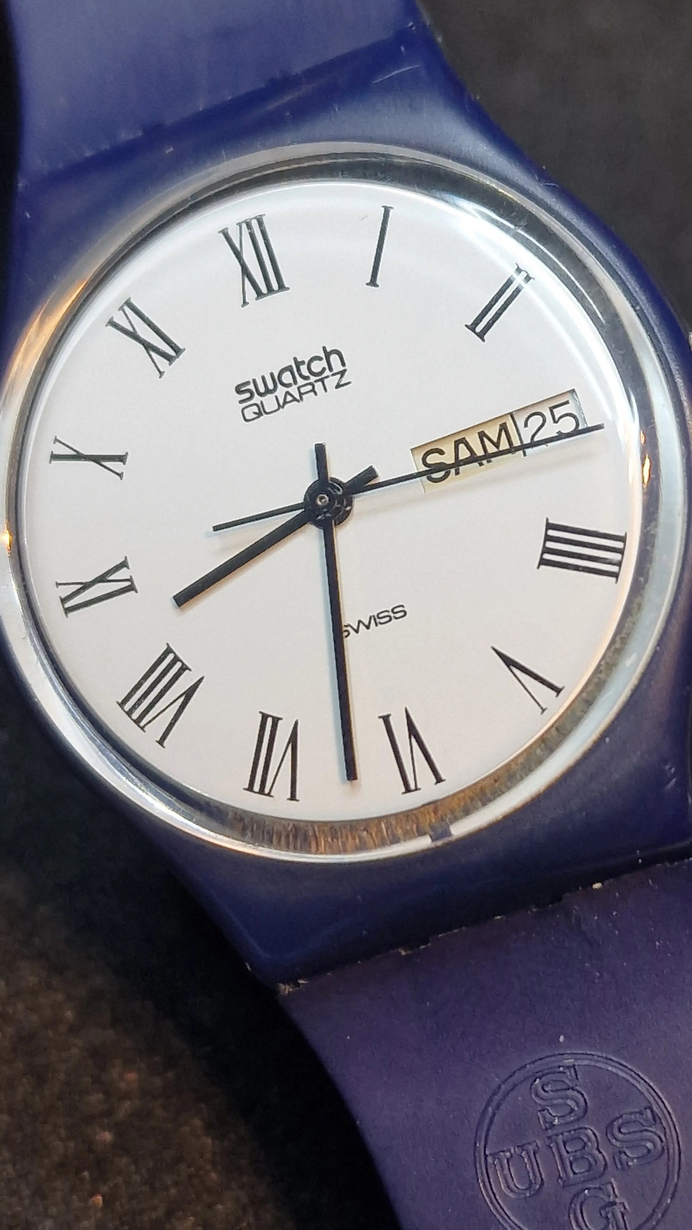 Swatch FB702 – Navy Roman (1984) – Vintage Classic – Original 4
