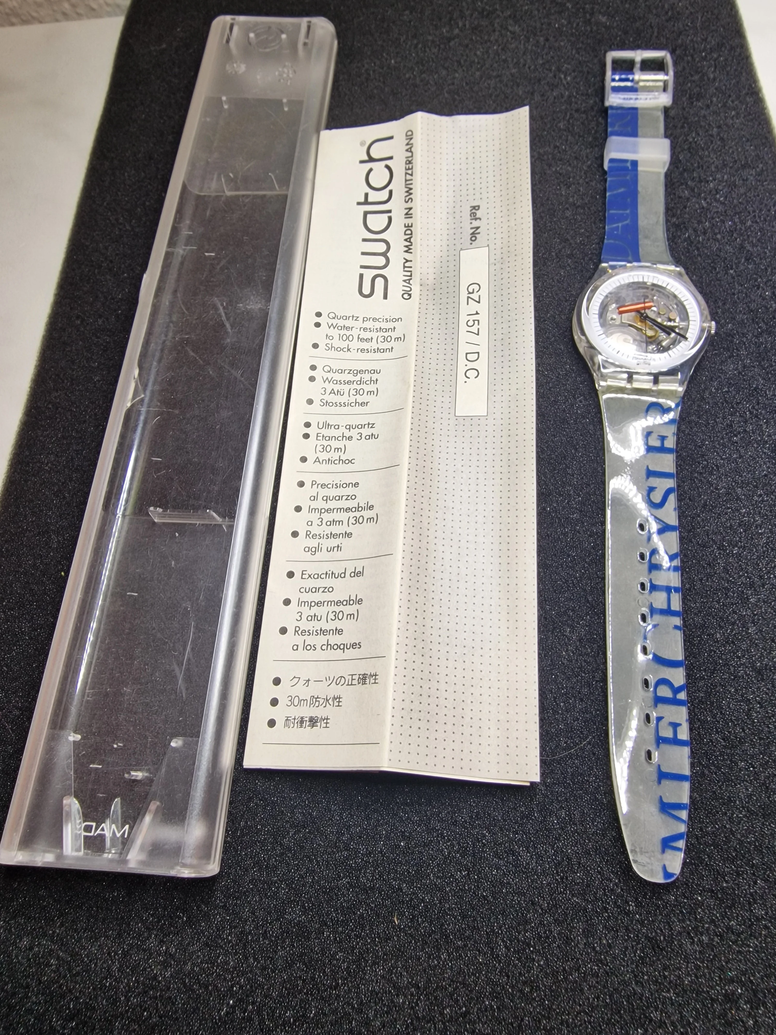 Swatch Special GZ157 “Daimler Chrysler” – Limited Corporate Edition 1999 2