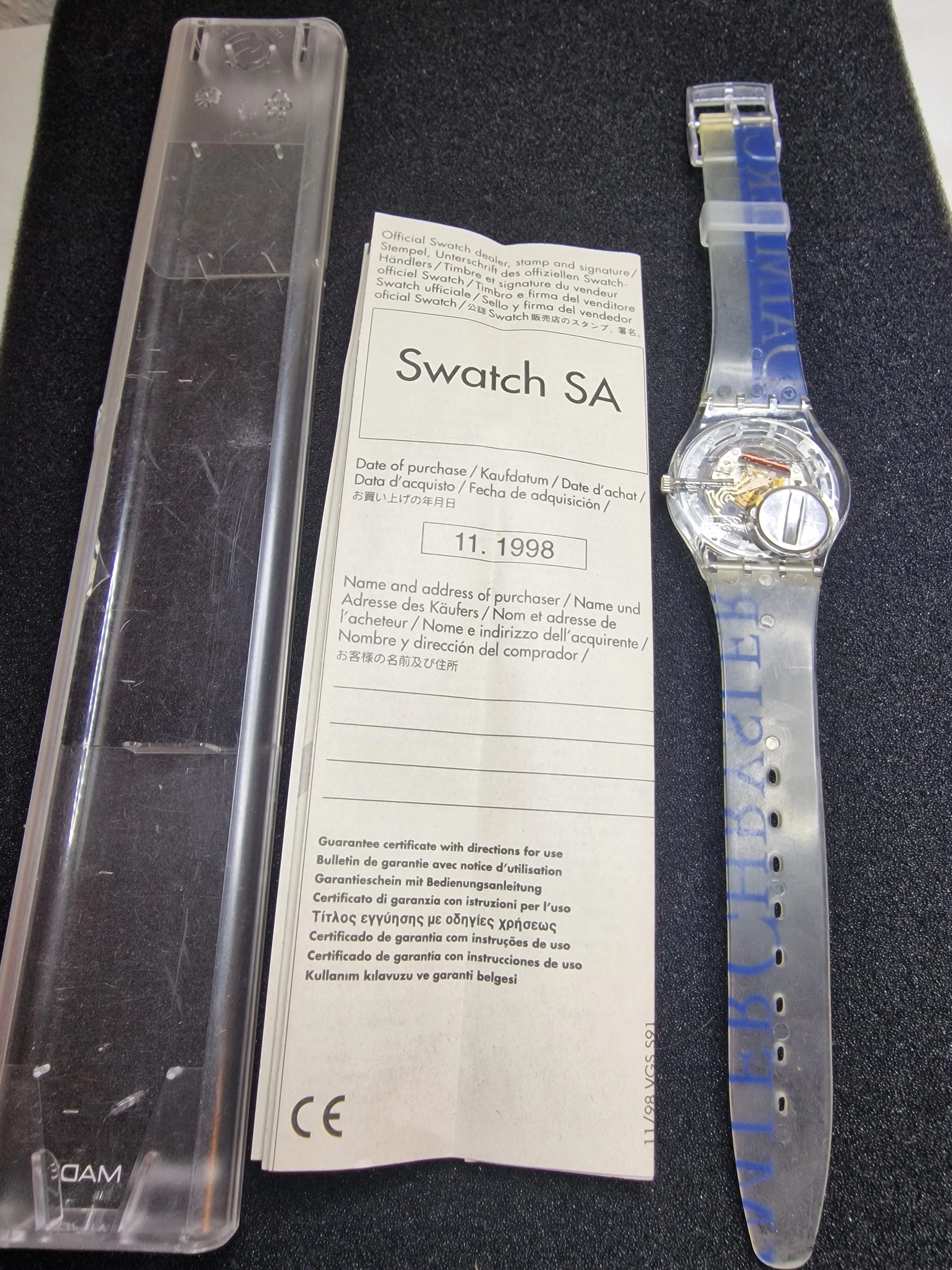 Swatch Special GZ157 “Daimler Chrysler” – Limited Corporate Edition 1999 3