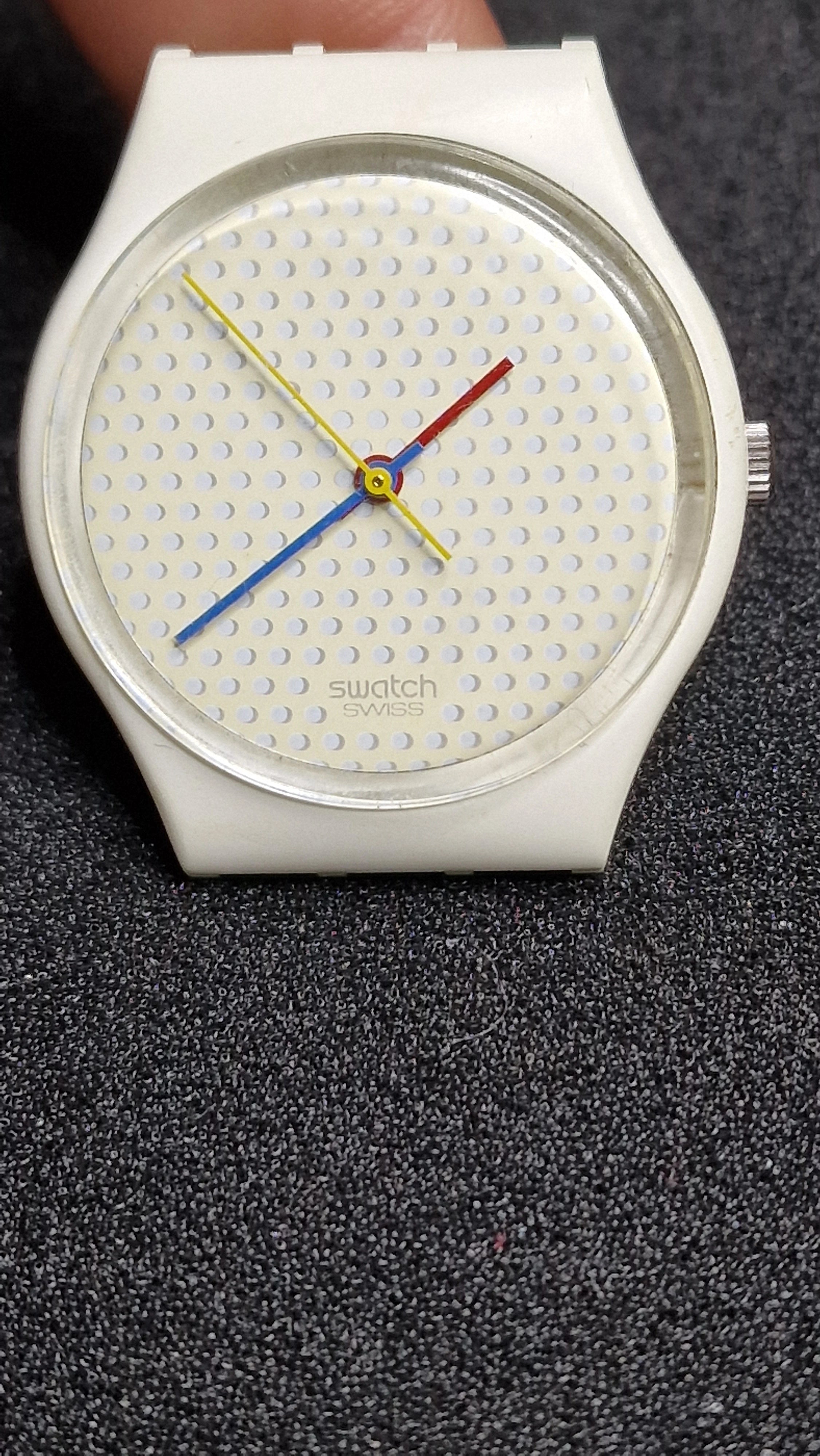 Swatch GW105 “Ping Pong” (1986) ⚪️🏓 – Vintage Swiss Quartz