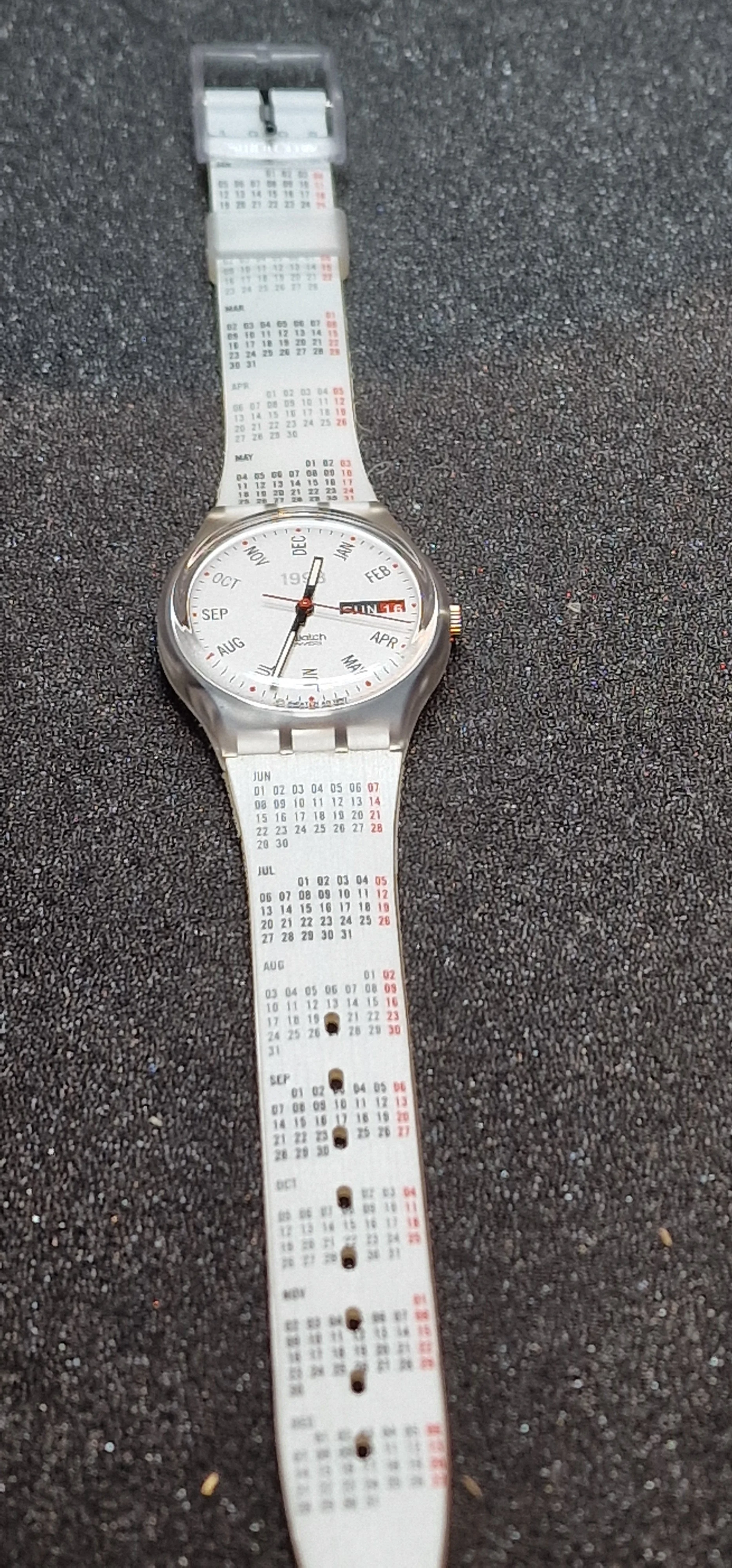 🕰️ Vintage Swatch Gent GK726 Calendar 1998 | 34mm | NEW