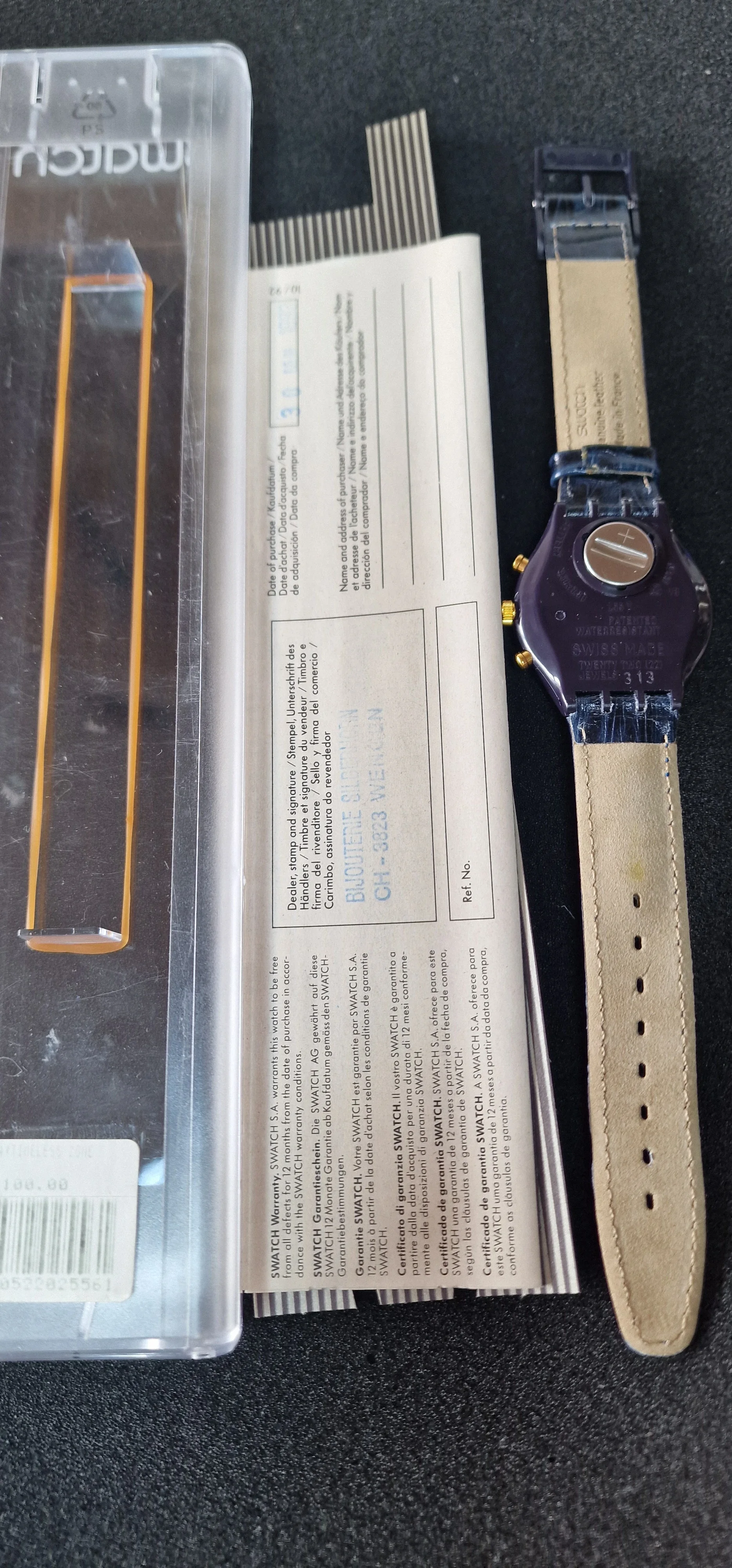 Swatch SCN104 "Timeless Zone" – Chronograph 1992 – Rare & Vintage 3