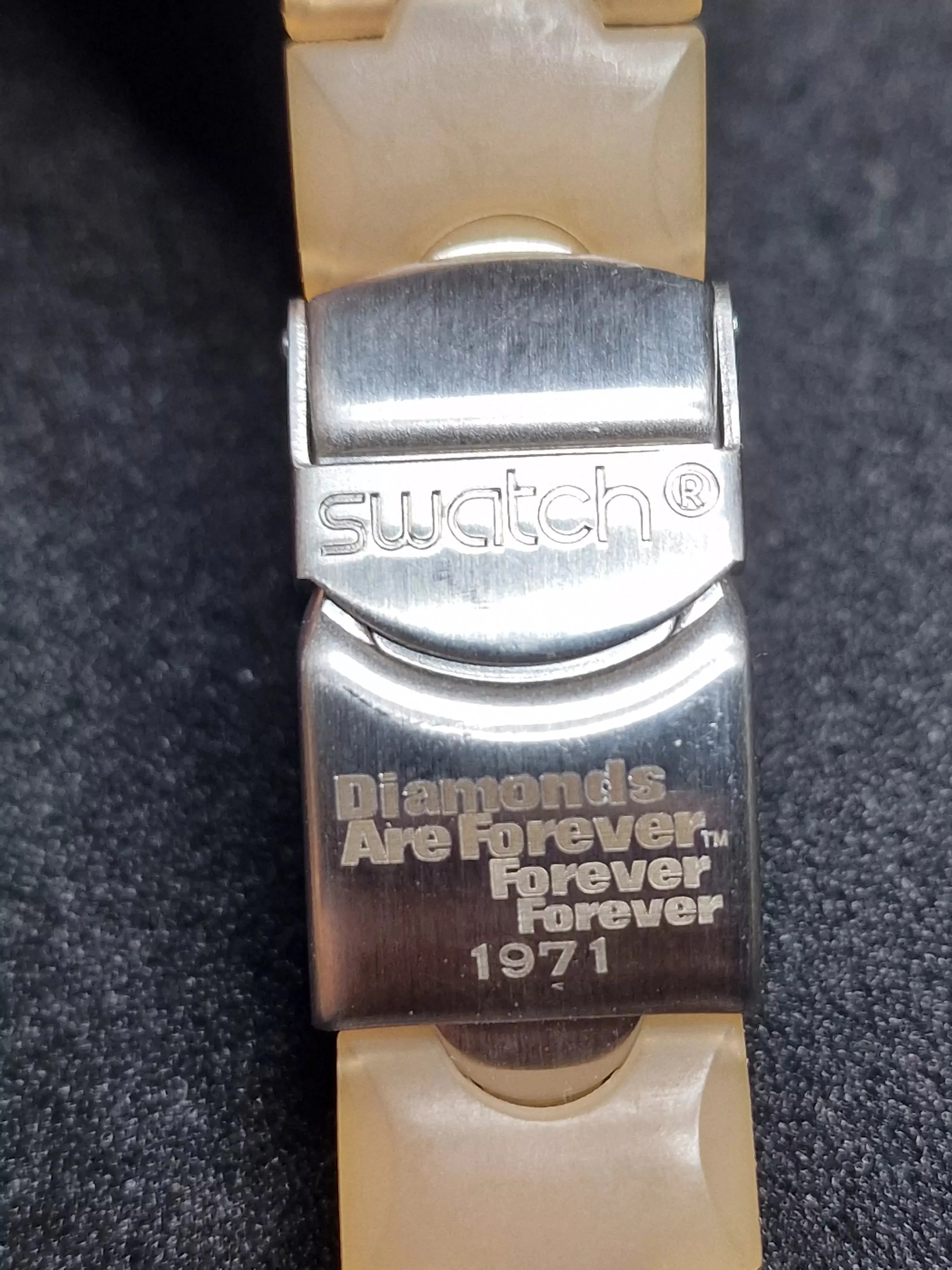 Swatch Irony 007 “Diamonds Are Forever” Bracelet (1971) – Rare Collectible 4