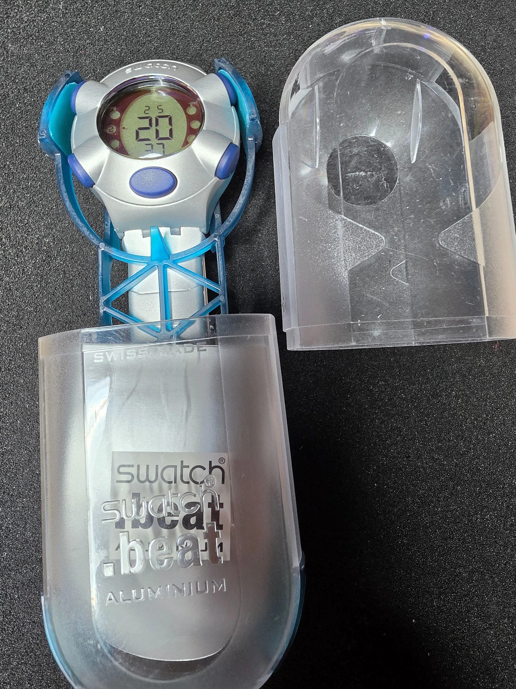 Swatch Irony Aluminium YQS1000 – 1999 – Unworn – Digital Display