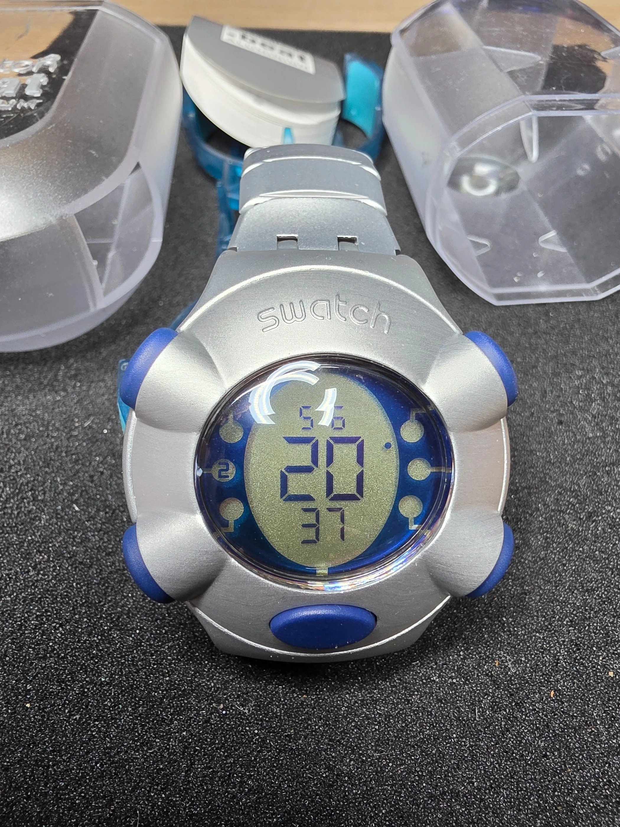 Swatch Irony Aluminium YQS1000 – 1999 – Unworn – Digital Display – view 2
