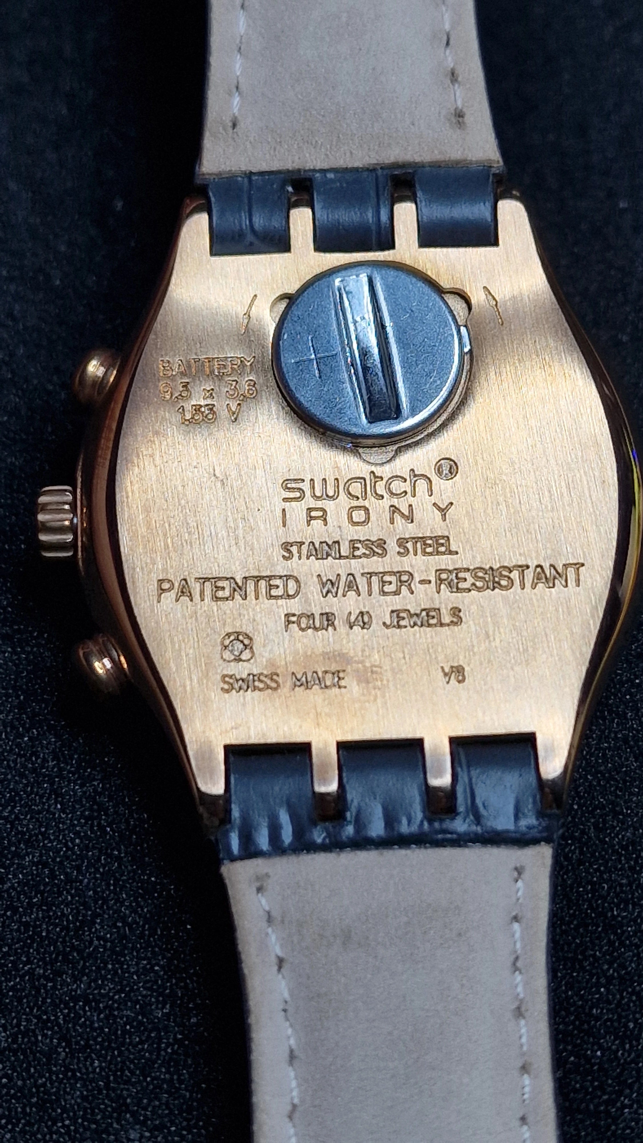 Swatch Irony Chrono YCG411 “Gris en Rose” (AG 2014) Rose-Gold Steel + Elegant Grey Dial 5
