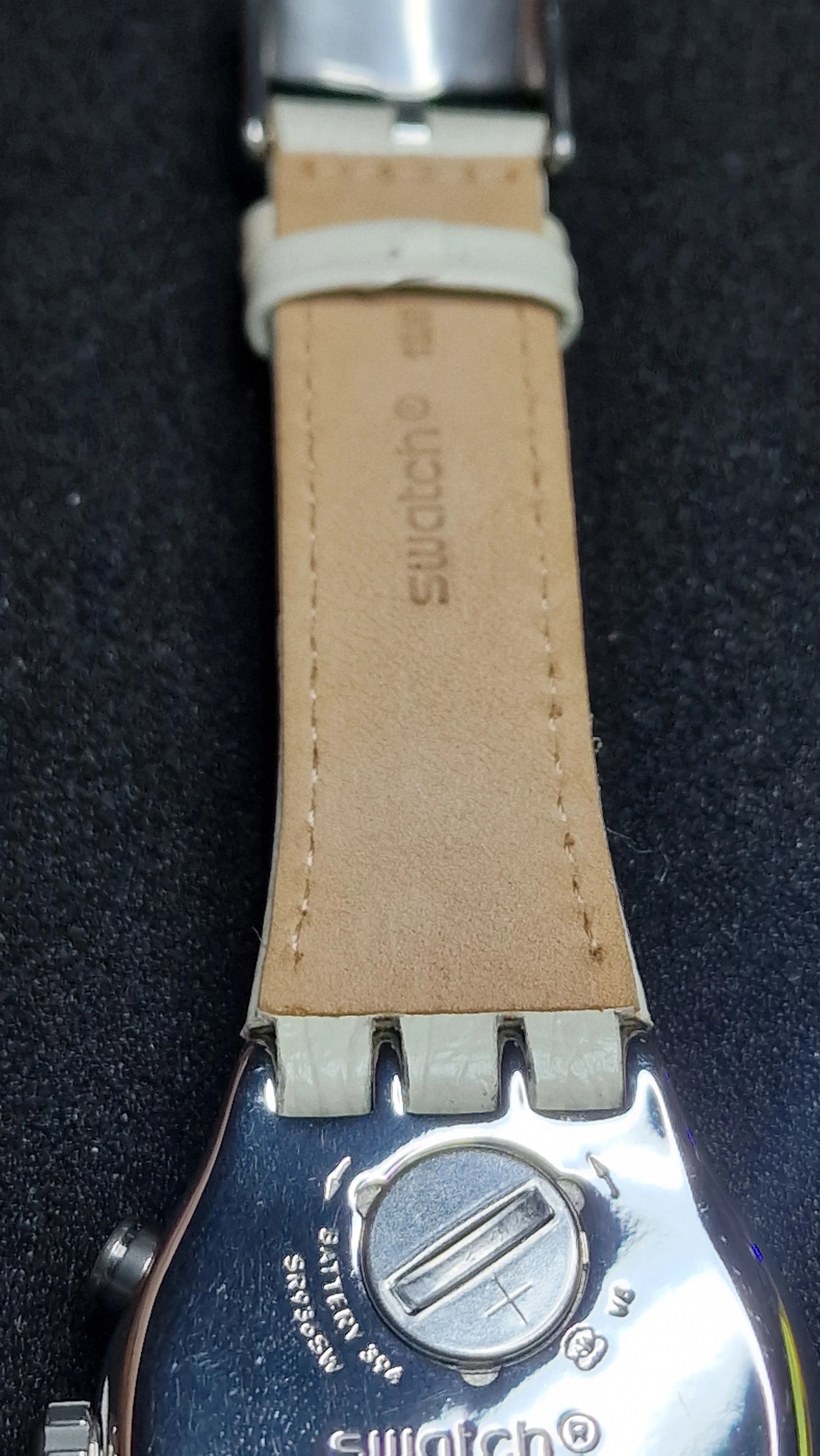 Swatch Irony Chrono YVS412 “AlbinoStrich” (AG 2013) – elegant two-tone chrono 13