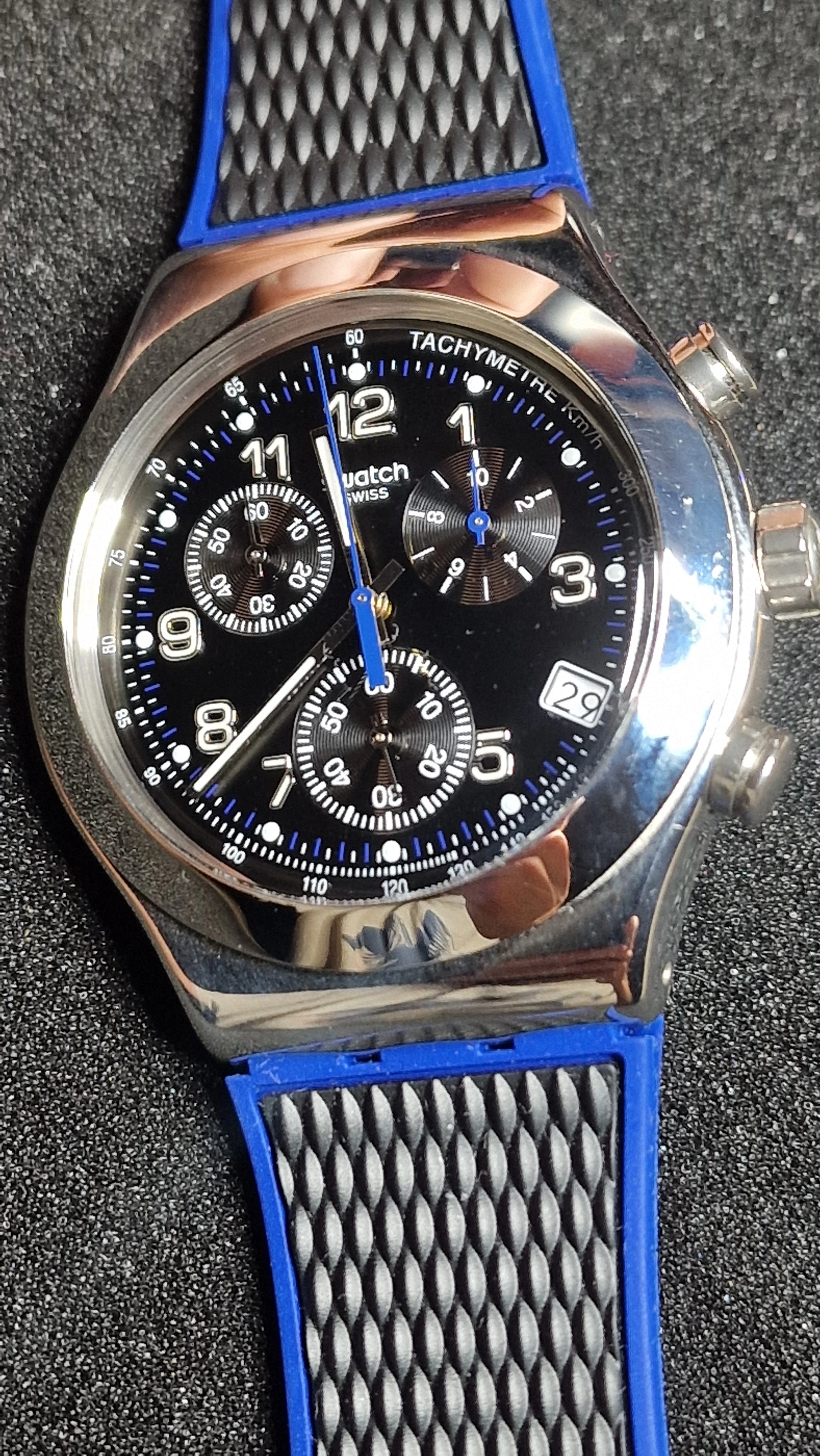 Swatch Irony Chrono YVS451 “Secret Mission” (AG2018) ⏱ 2