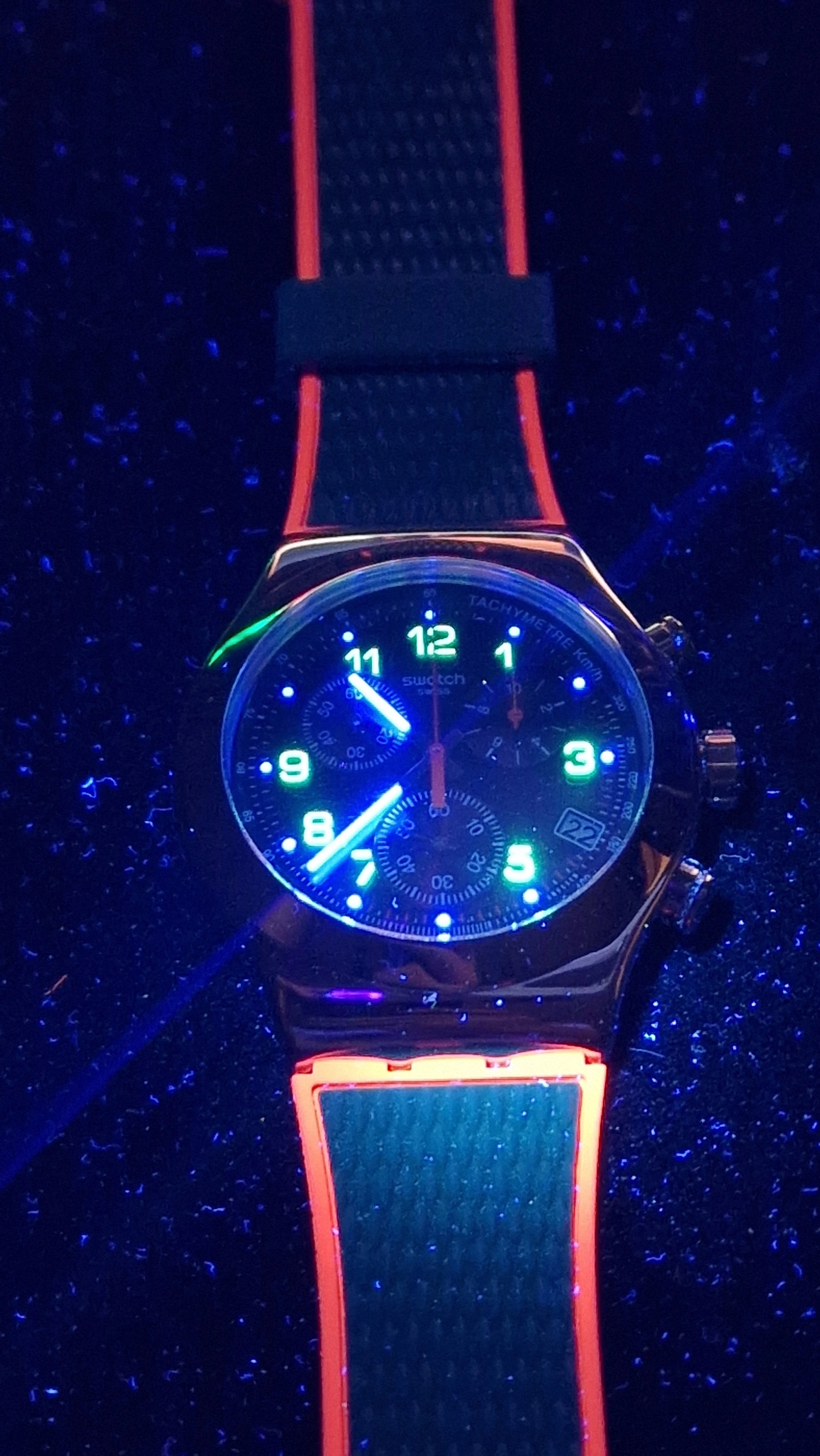 Swatch Irony Chrono YVS452 “Secret Operation” (2018) Tachymeter 2