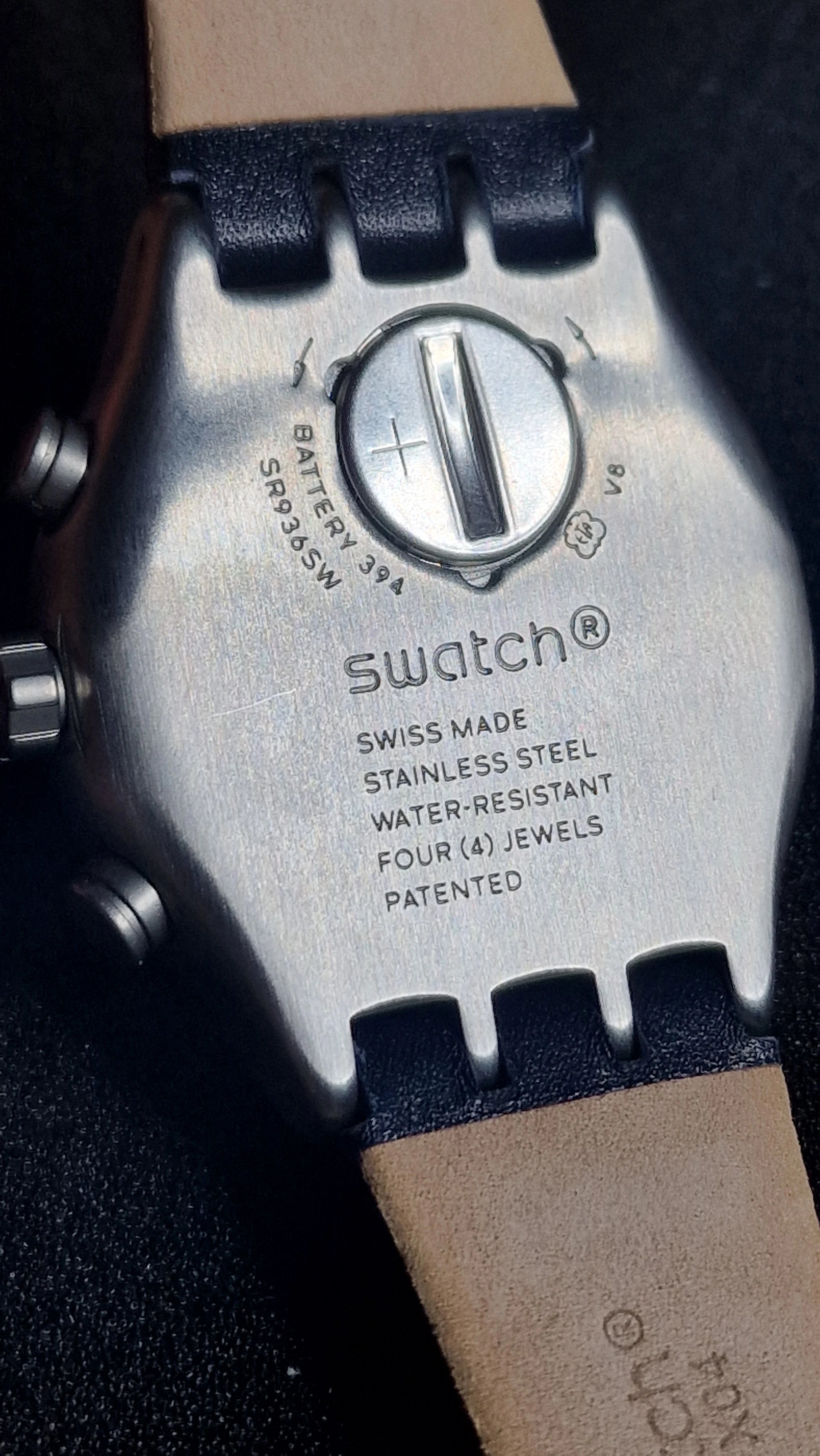 Swatch Irony Chrono YVS460 “Dakmeblue” (2018) – Blue Strap 6