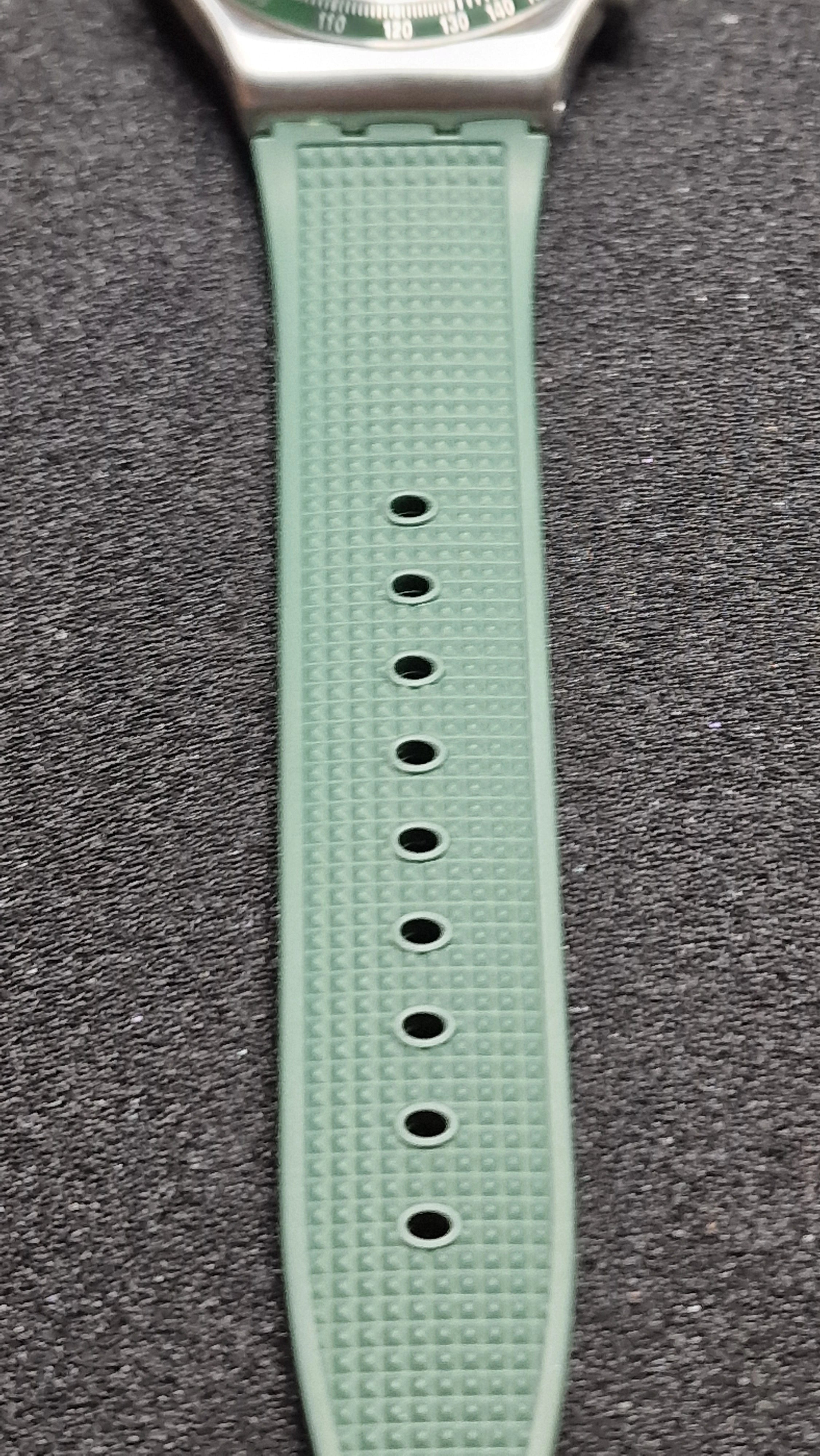 Swatch Irony Chrono YVS462 “Forest Grid” (AG2019) – Green/Orange – Swiss Made 9