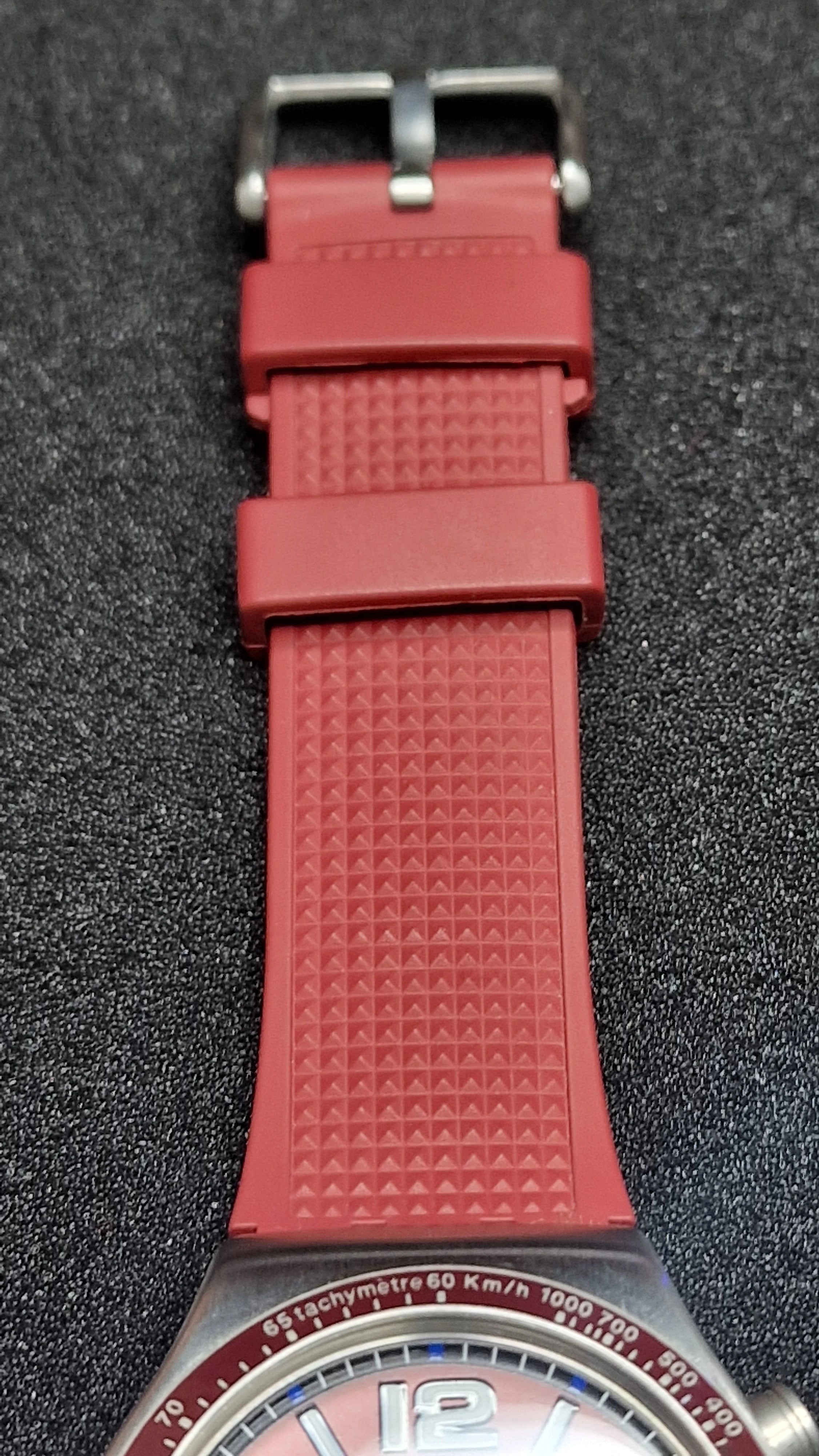 ⏱ Swatch Irony Chrono YVS464 “Wine Grid” (AG2019) 13