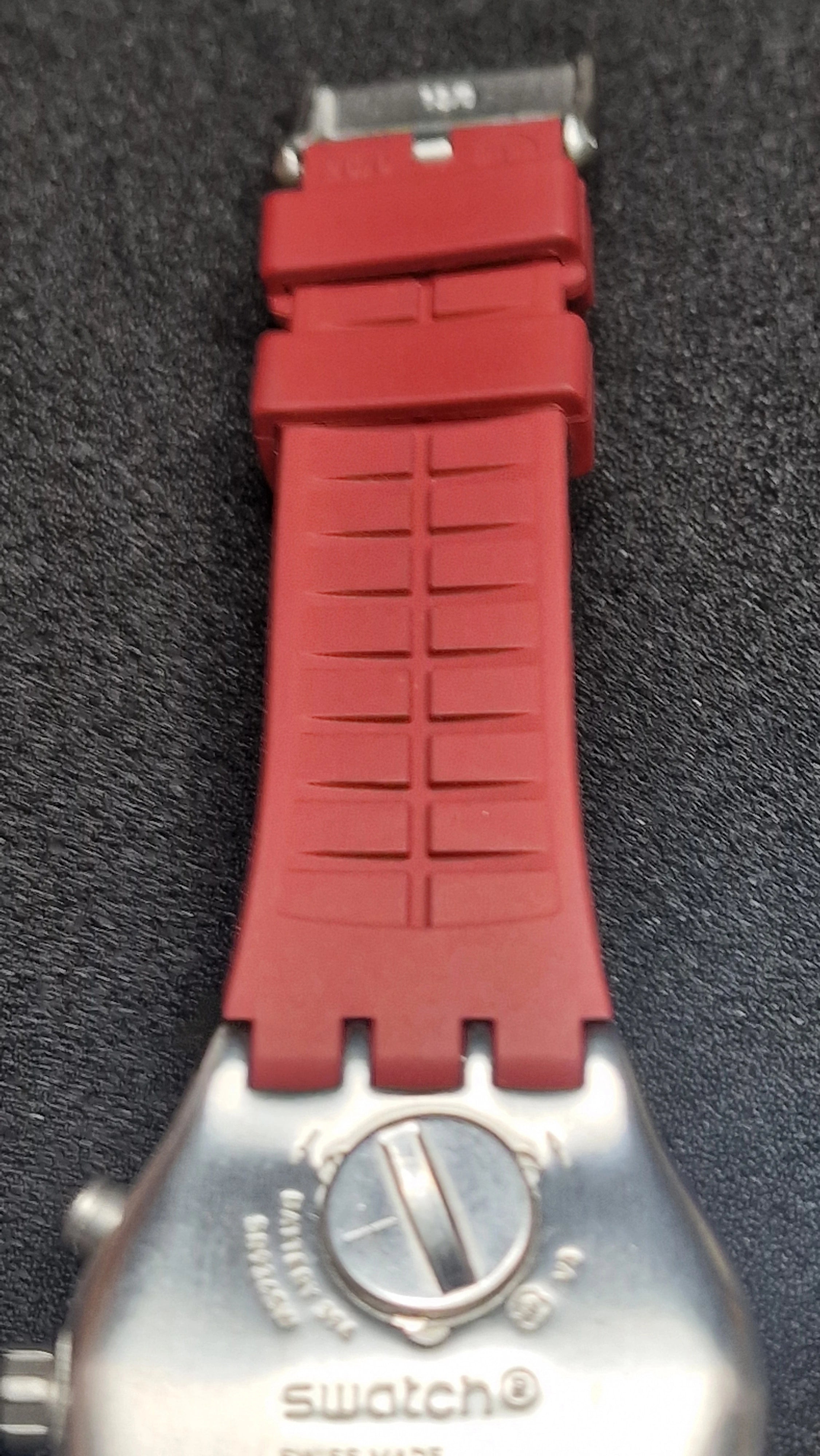 ⏱ Swatch Irony Chrono YVS464 “Wine Grid” (AG2019) 15
