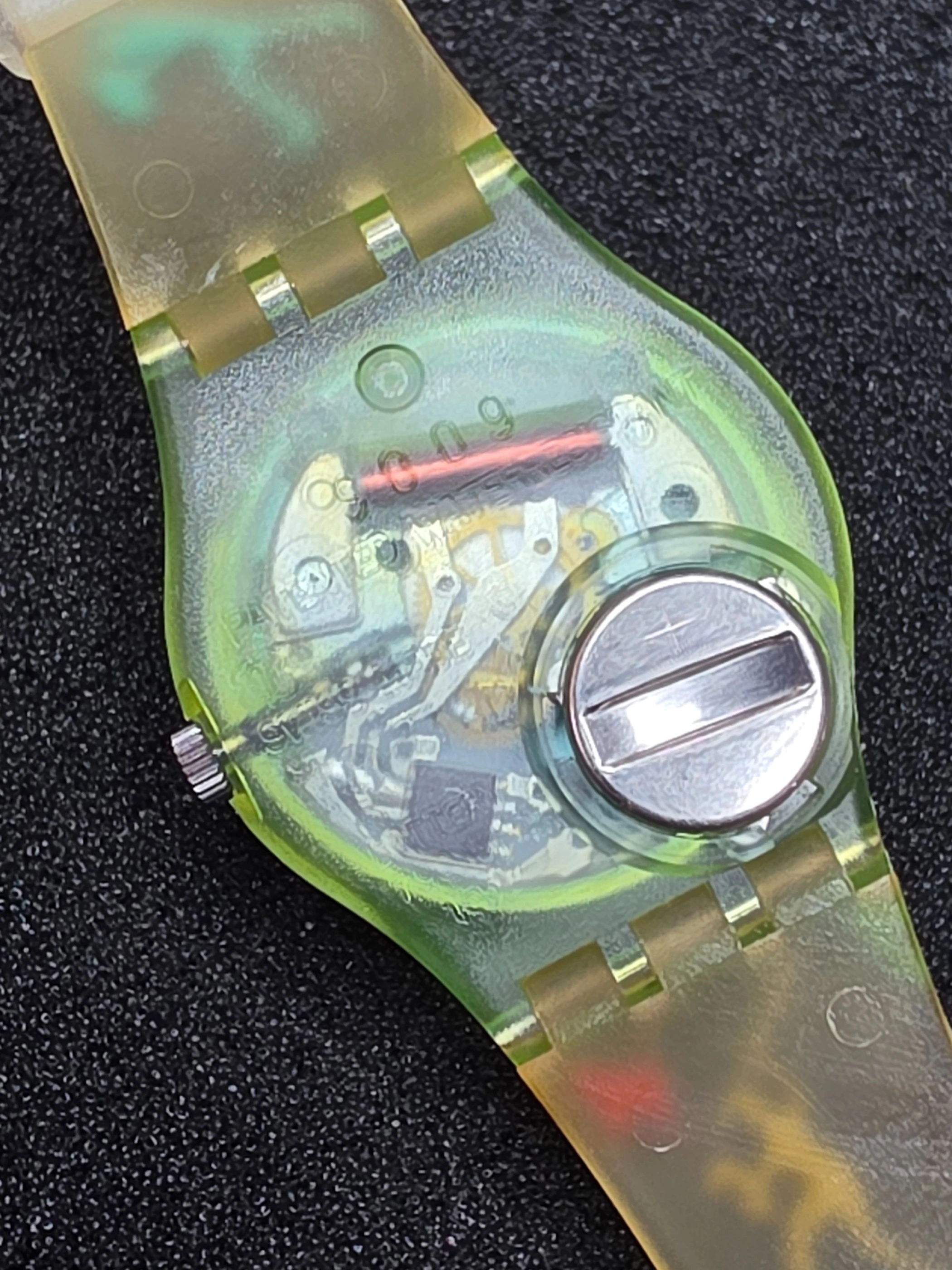 Swatch Lady Bongo LN110 – 1990 – Very Good – Unique Strap – view 7